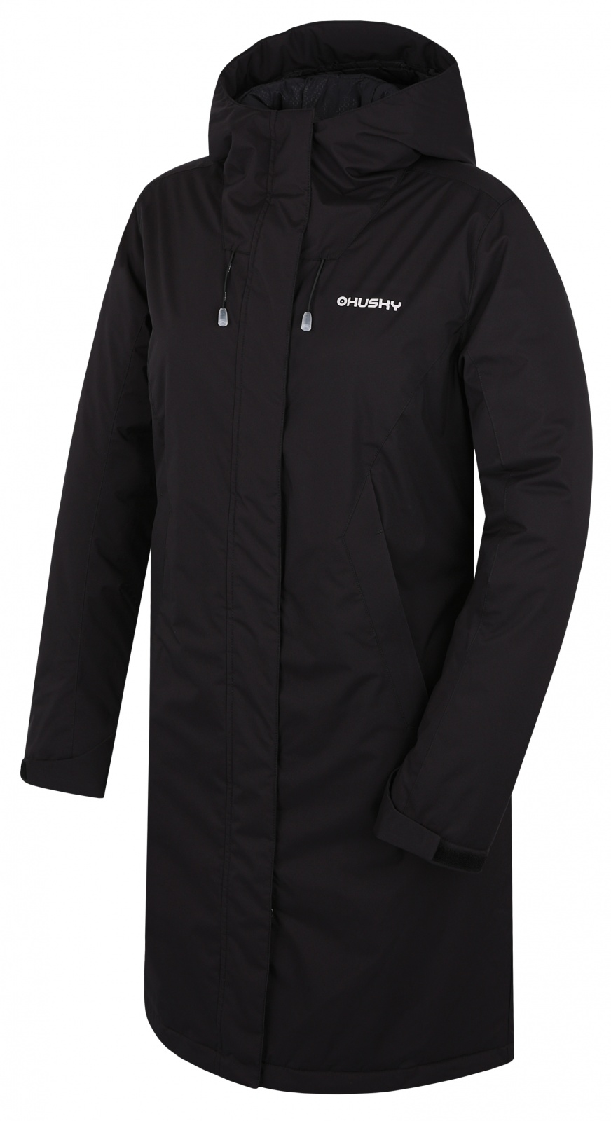 Husky Narvik L L, black Dámský hardshellový plněný kabát