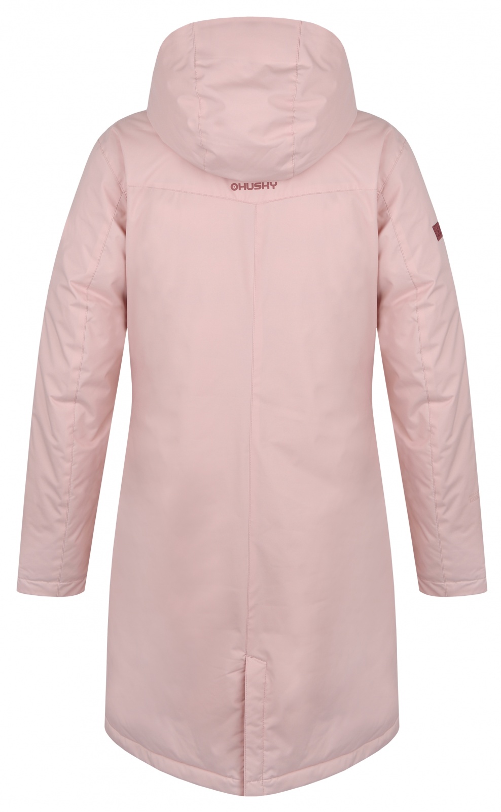 Husky Narvik L XL, light pink Dámský hardshellový plněný kabát