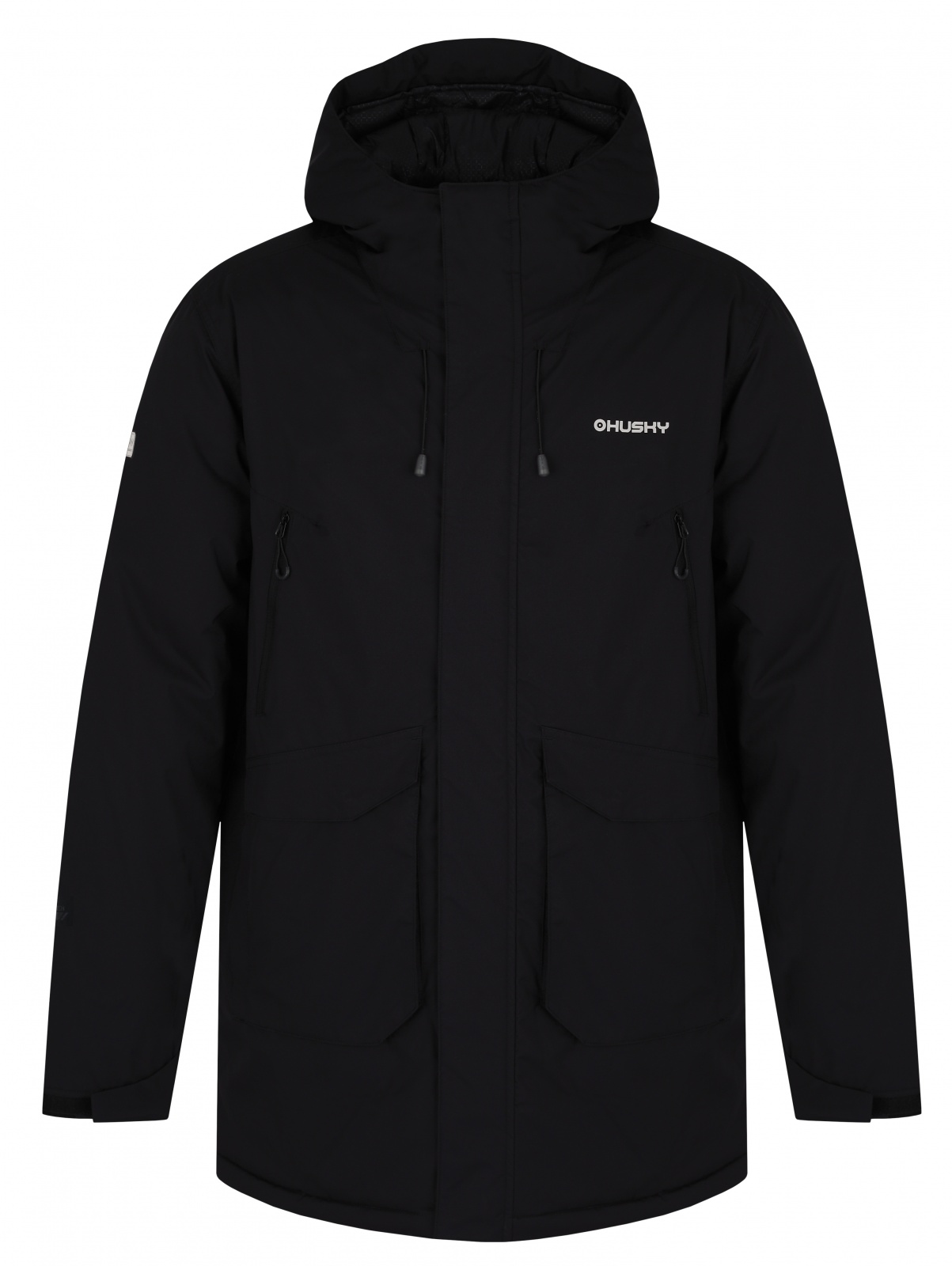 Husky Narvik M S, black Pánský hardshellový plněný kabát (obrázek 3)