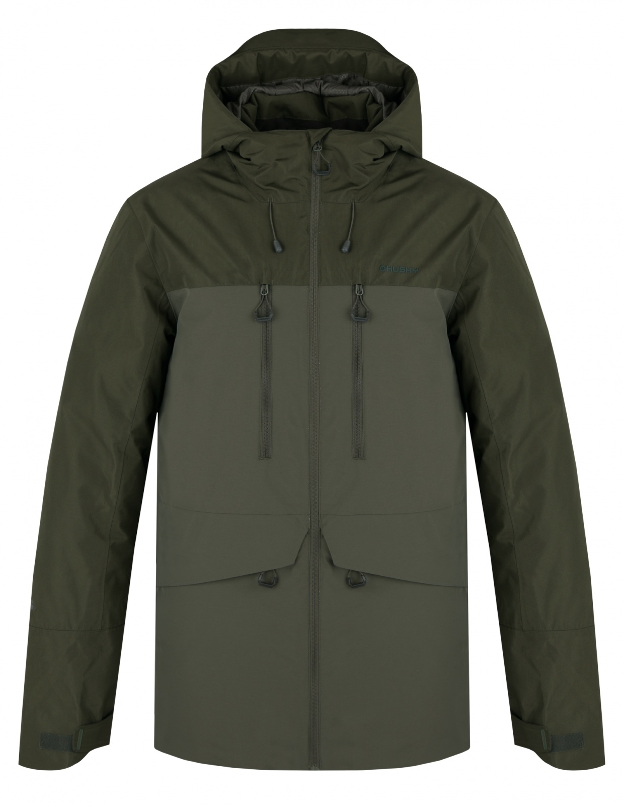 Husky Nebet M S, dark khaki Pánská plněná zimní bunda (obrázek 3)