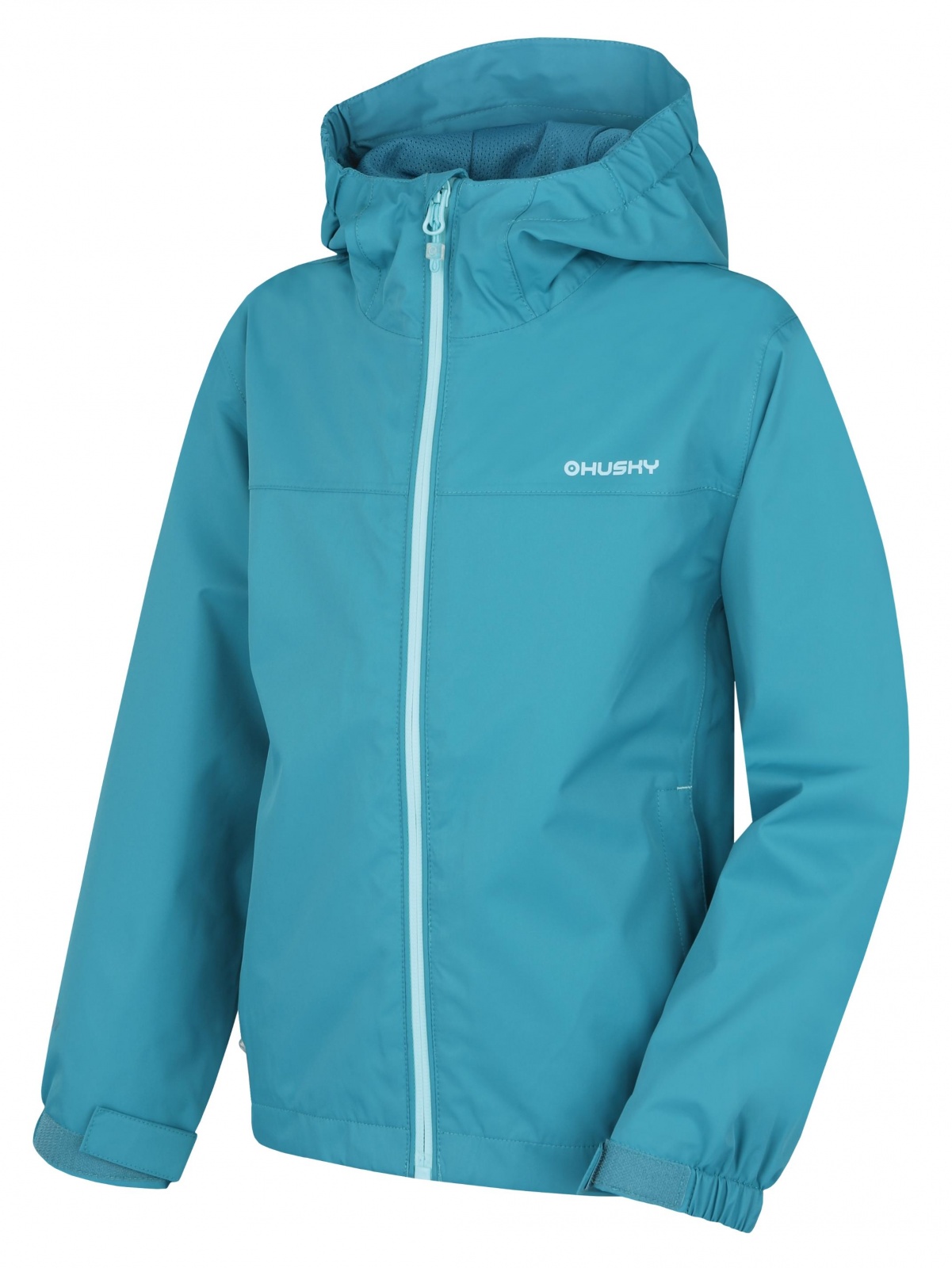 Husky Nelory K 140, faded turquoise Dětská hardshell bunda