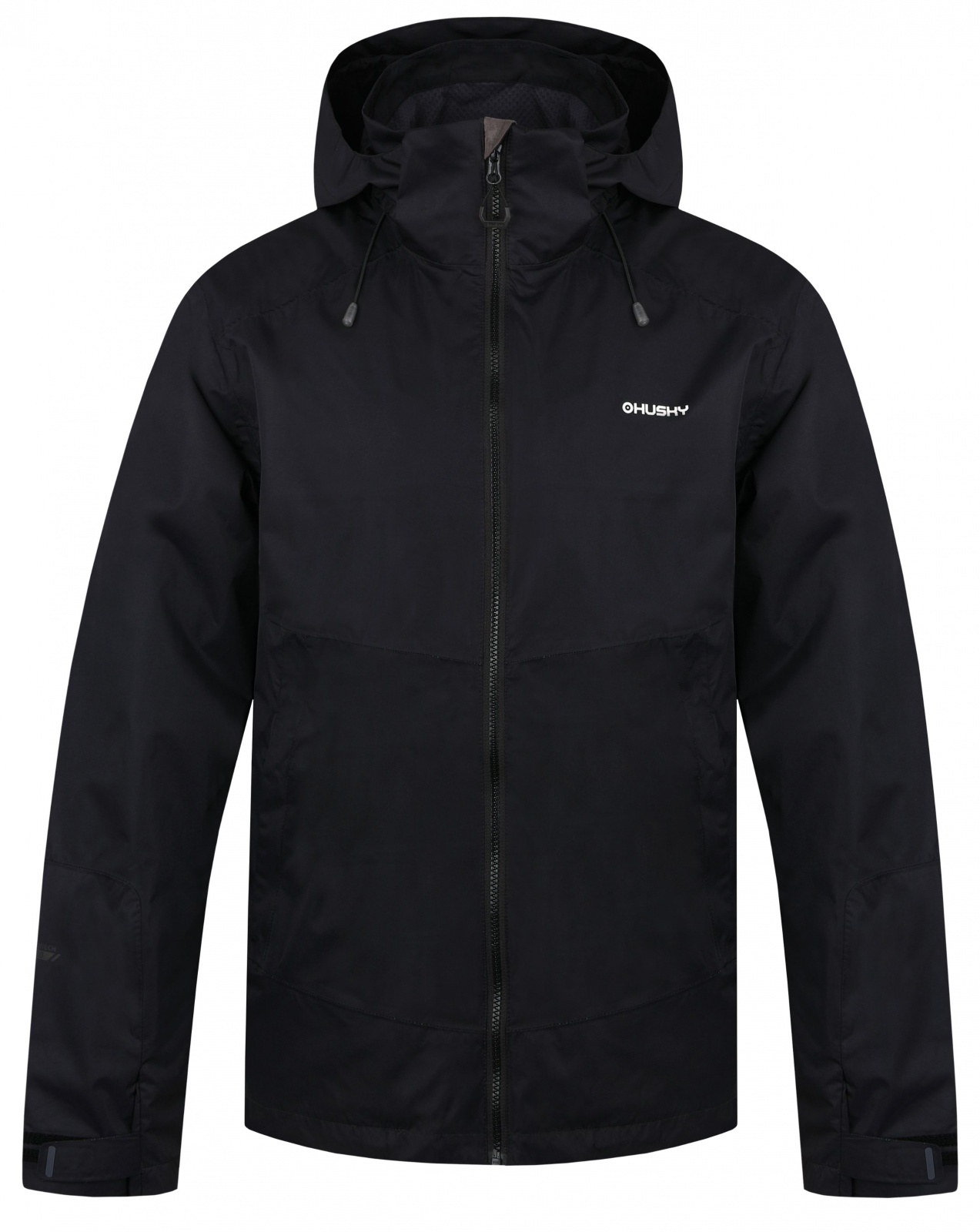 Husky Nelory M S, black Pánská hardshell bunda (obrázek 3)