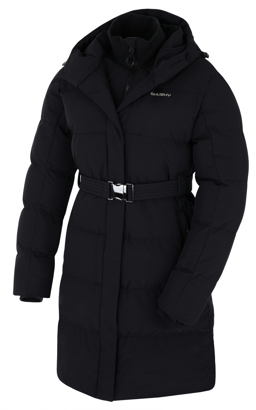 Husky Nerine L L, black Dámský hardshellový plněný kabát