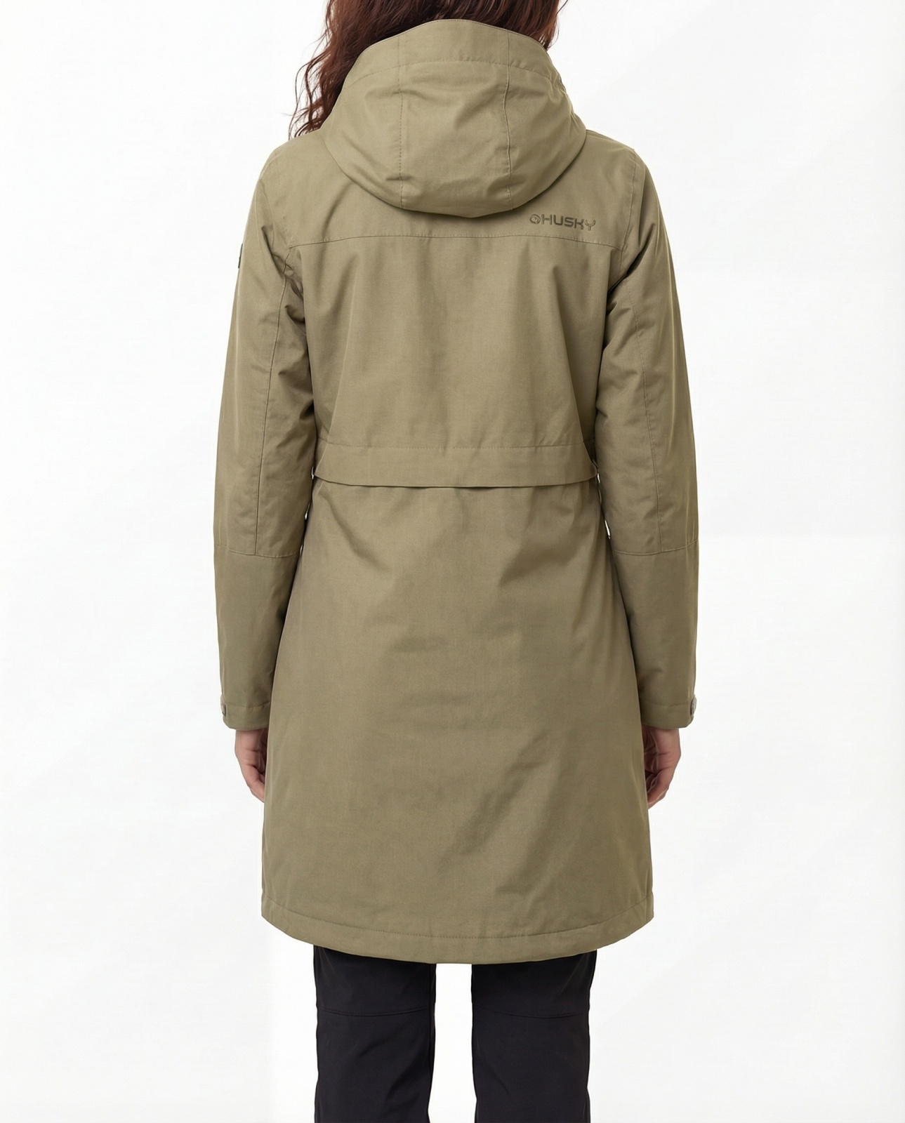 Husky Nestia L L, khaki Dámský hardshell kabát