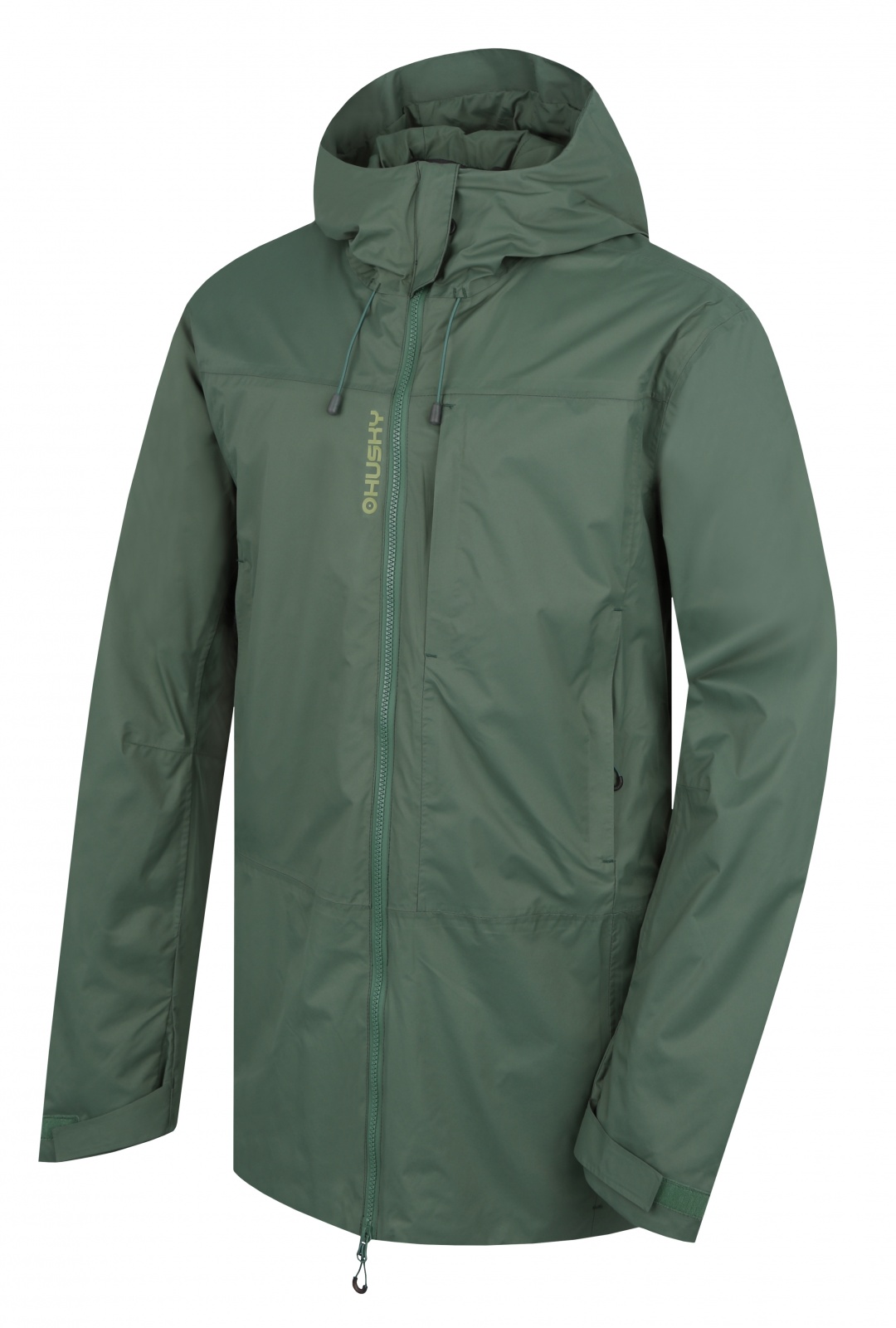Husky Nestia M XXL, green Pánský hardshell kabát