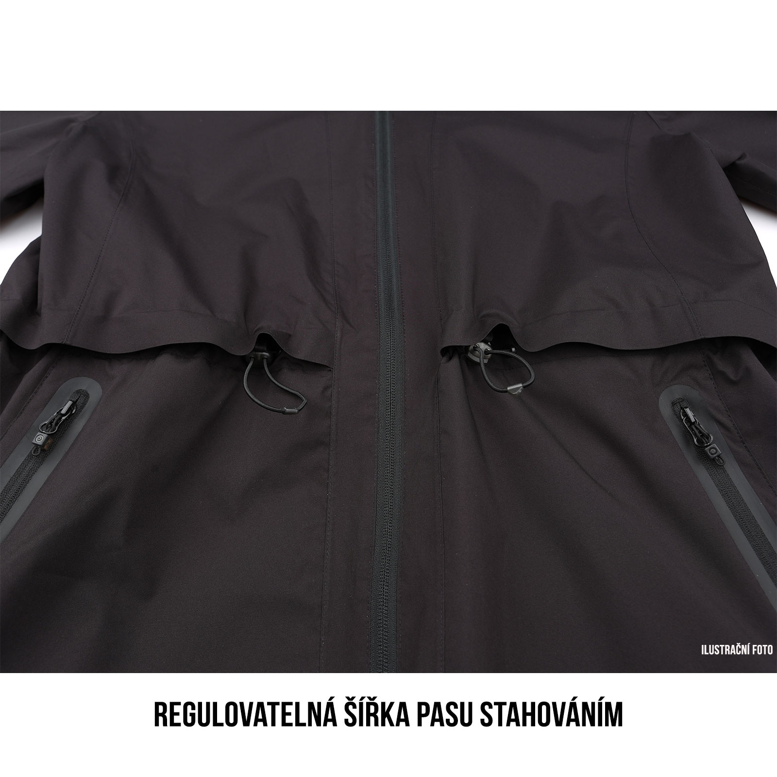 Husky Nevr M S, černá Pánský hardshell kabát (obrázek 9)