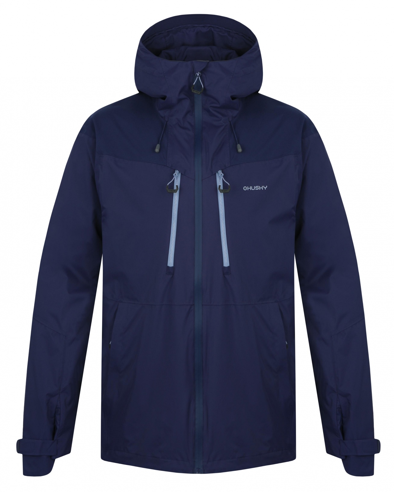 Husky Nicker M L, blue Pánská hardshell bunda (obrázek 3)