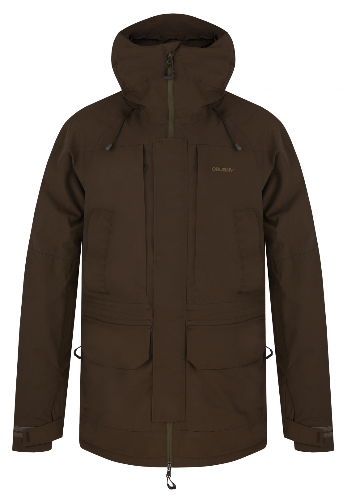 Husky Nigalo M L, deep khaki Pánská hardshell bunda (obrázek 3)