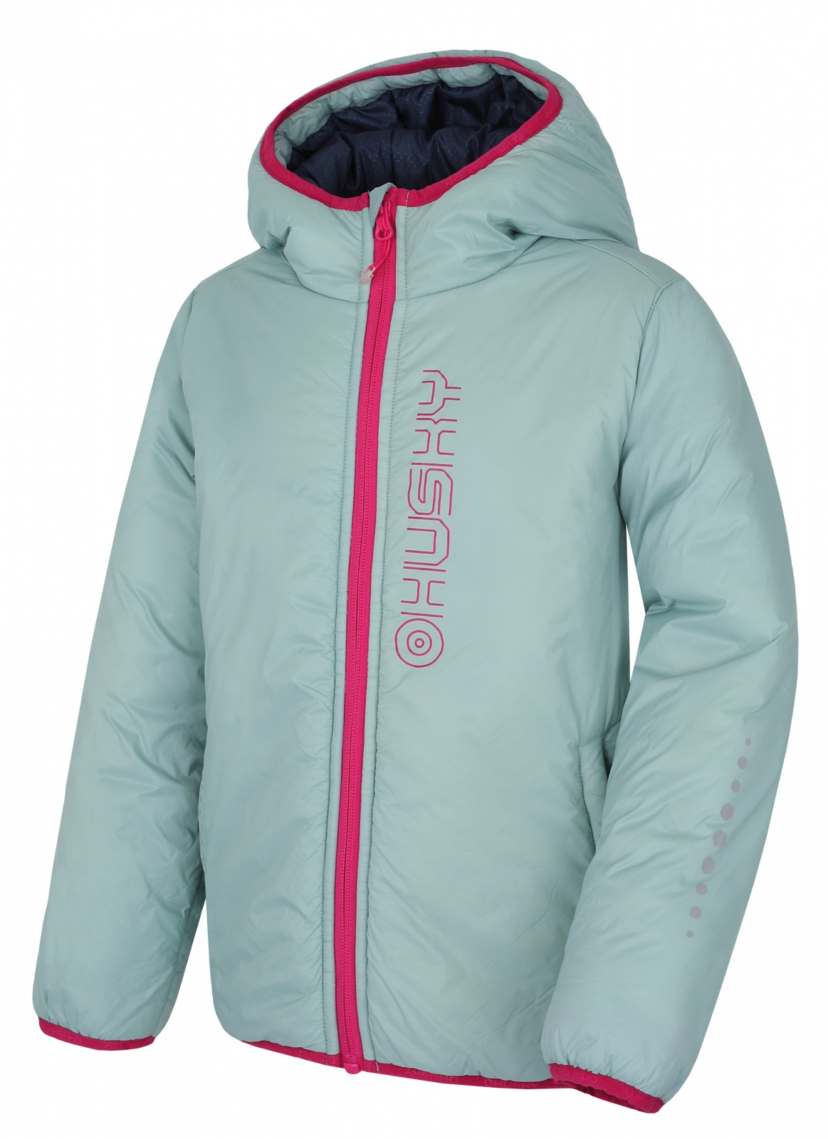 Husky Nix K 146, mint Dětská plněná ultralehká bunda