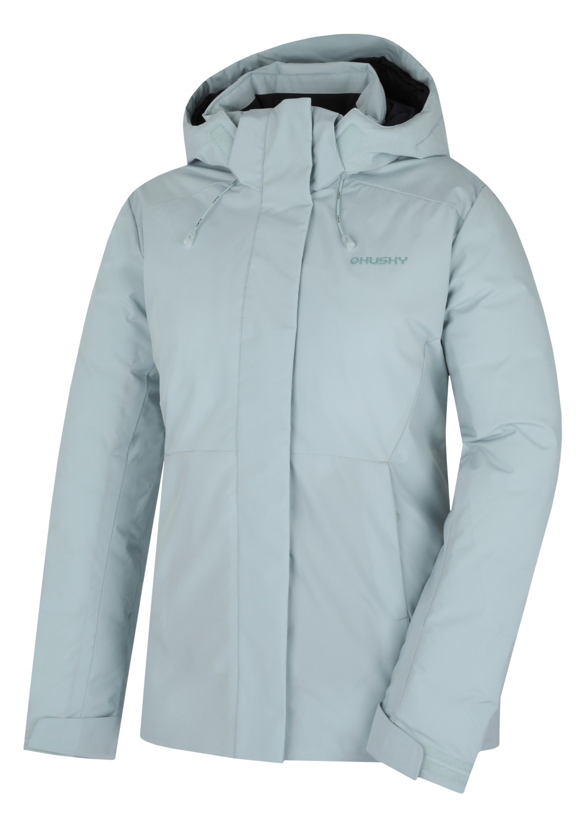 Husky Nurme L L - plus, light mint Dámská hardshellová plněná bunda