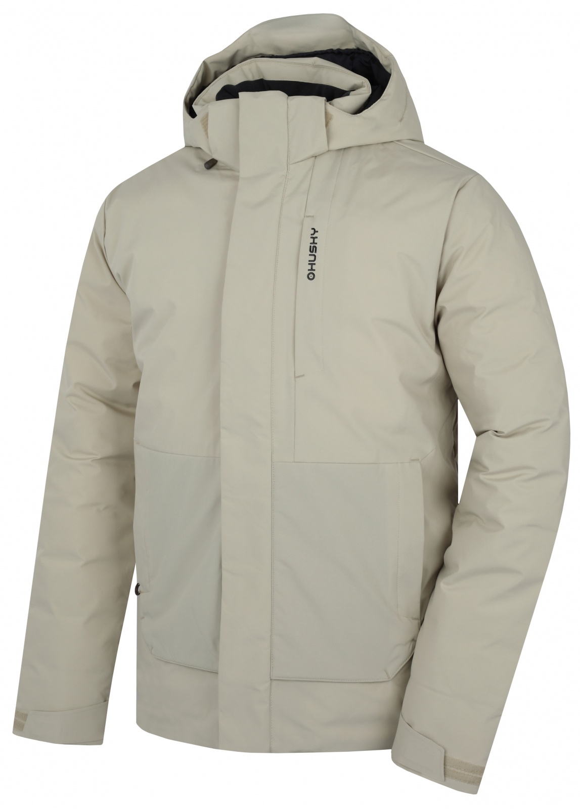 Husky Nurme M L, beige Pánská hardshellová plněná bunda