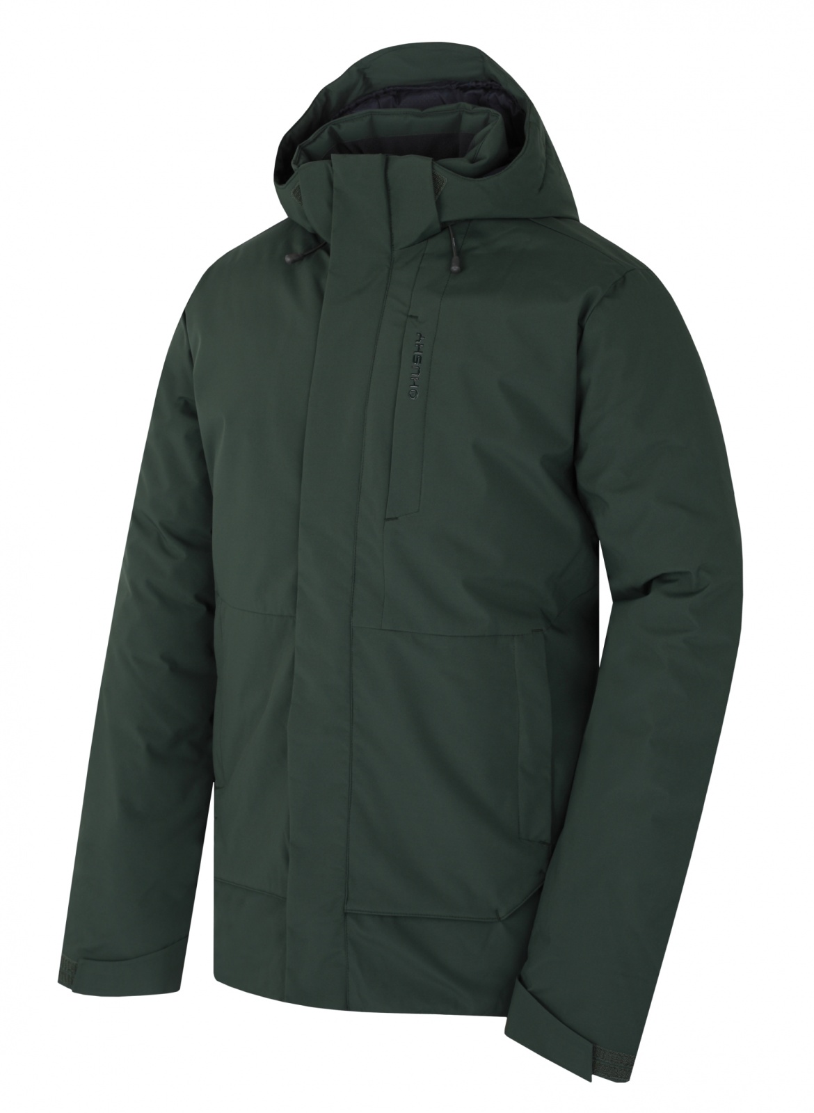 Husky Nurme M L, dark khaki Pánská hardshellová plněná bunda