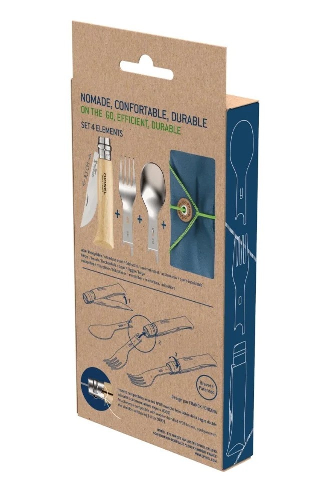 Opinel Sada OPINEL PICNIC+ (včetně nože N°08) viz obrázek Zavírací nůž (obrázek 3)