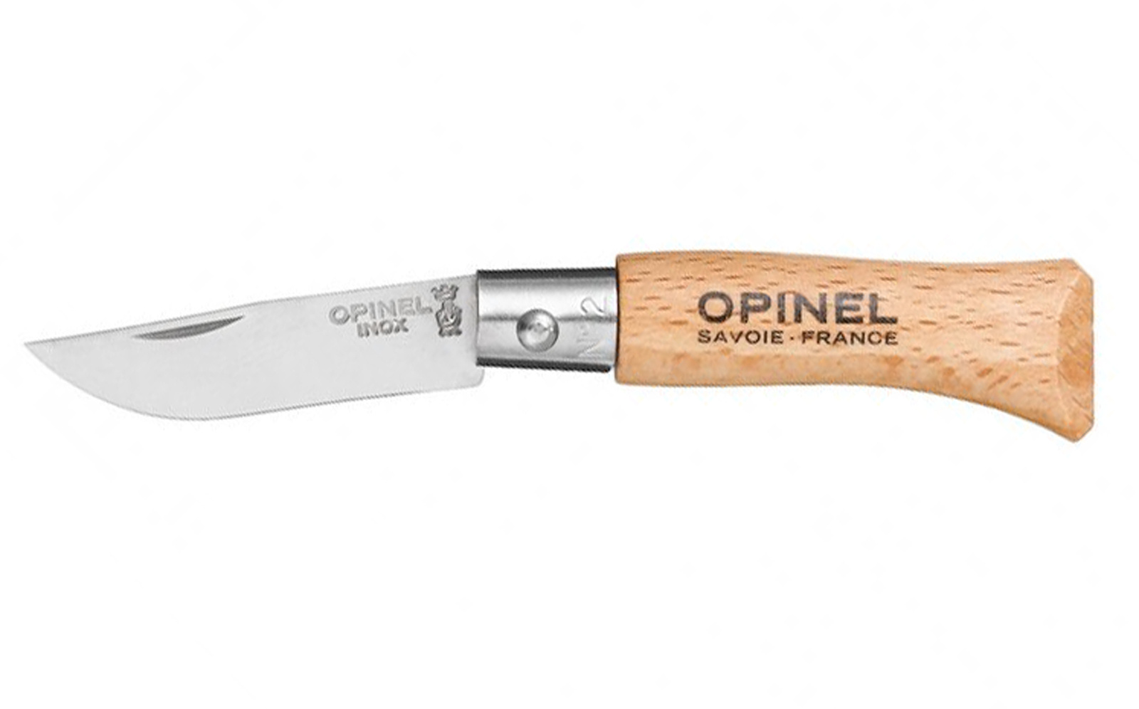 Levně Opinel N°02 Inox buk Zavírací nůž