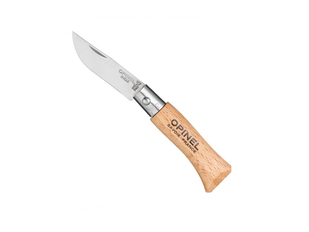 Opinel N°02 Inox buk Zavírací nůž