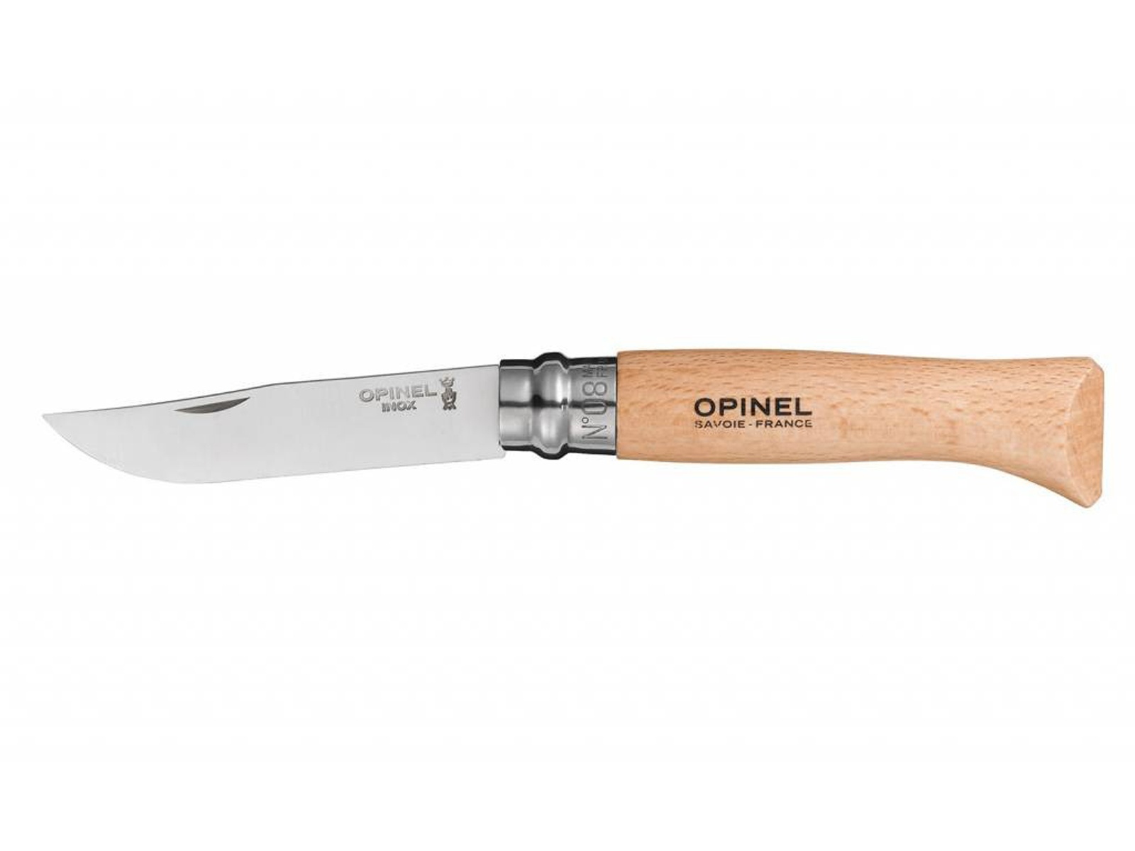 Levně Opinel VRI N°08 Inox buk Zavírací nůž