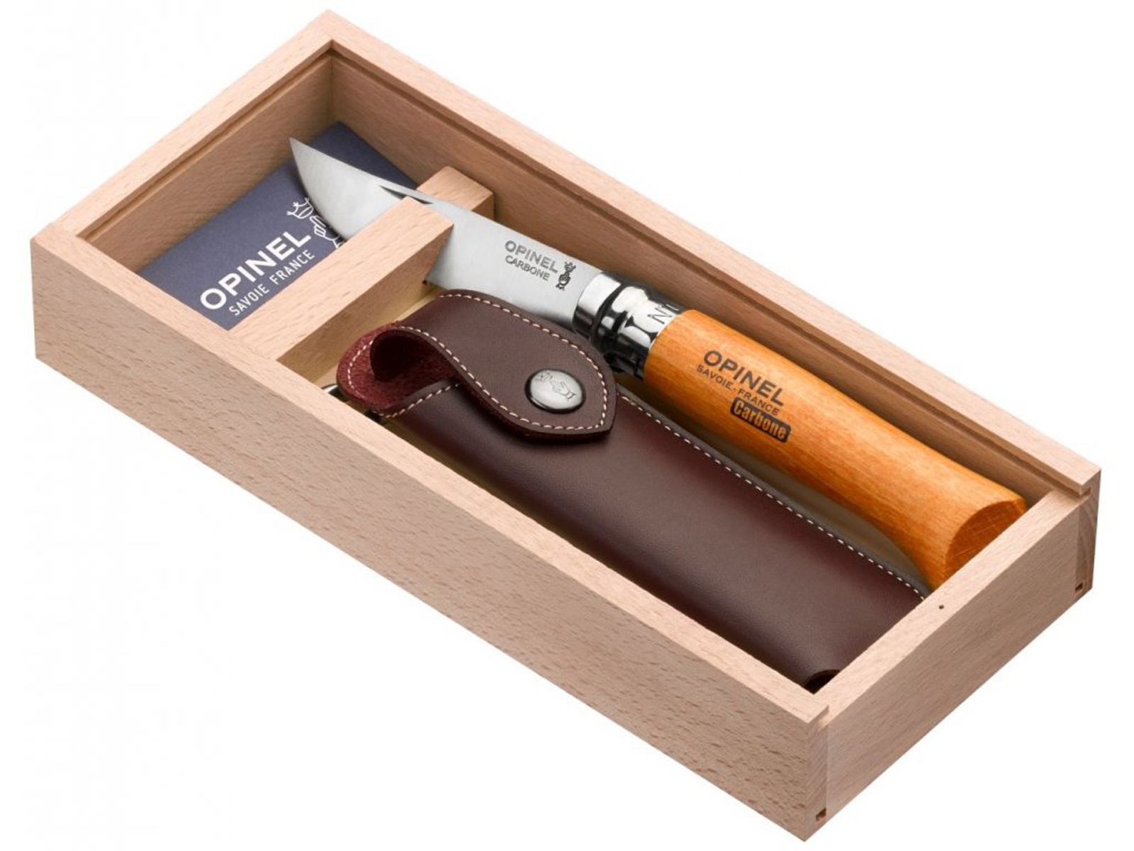 Levně Opinel VR N°08 Carbon + pouzdro + box viz obrázek Zavírací nůž