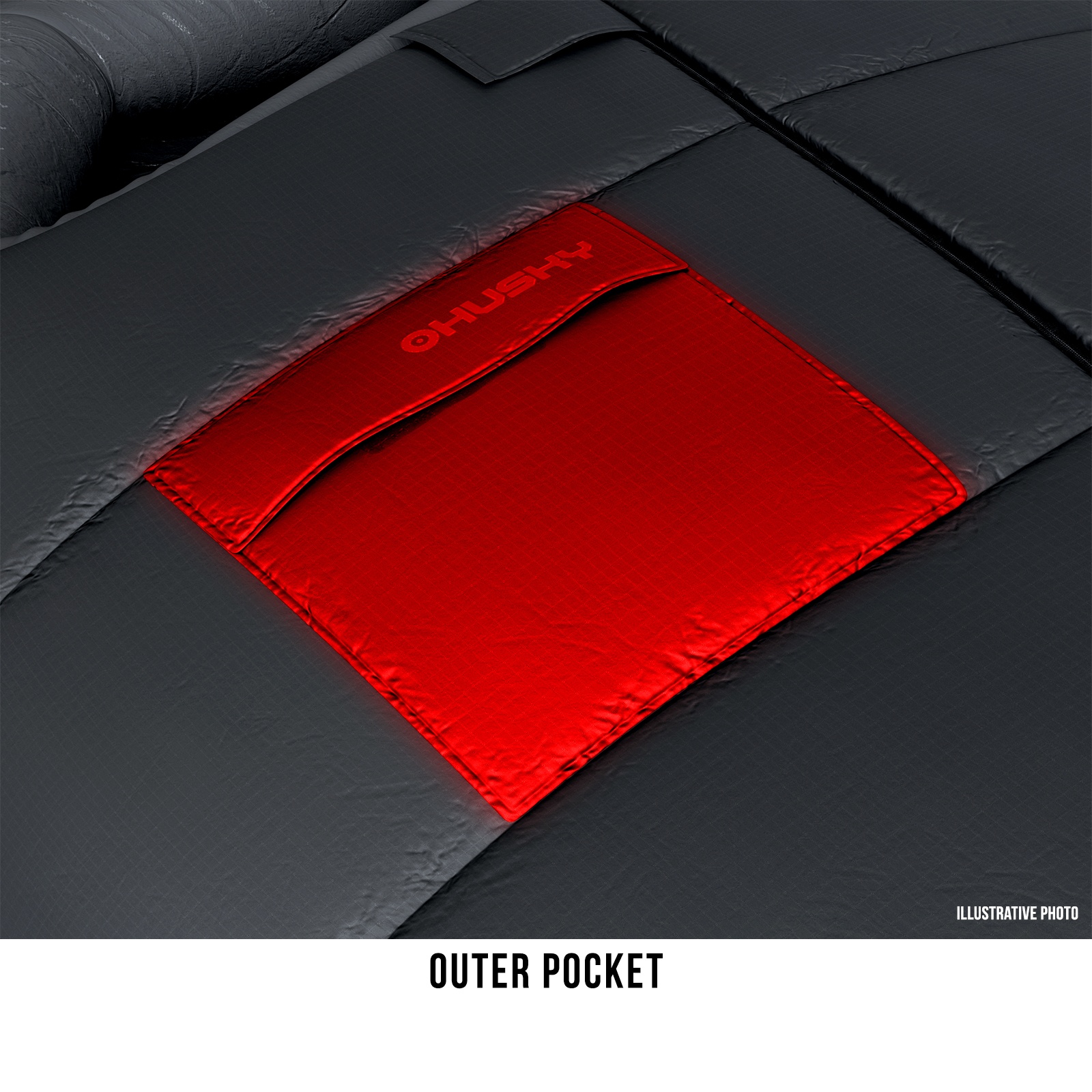 Husky Devon -5°C blue/khaki Péřový letní spacák (obrázek 8)