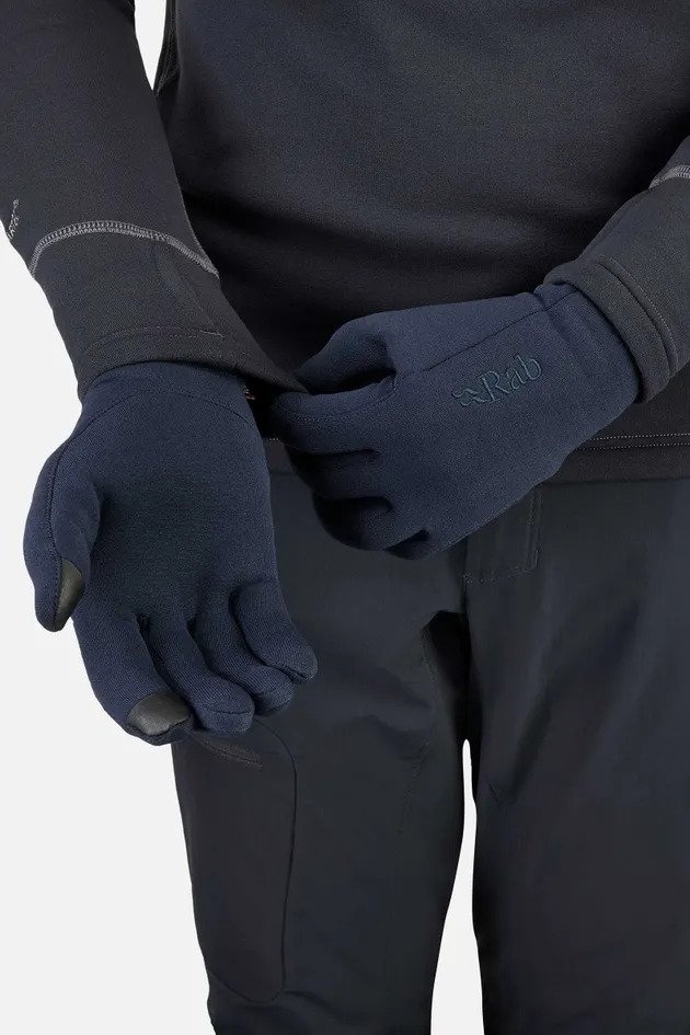 Rab Power stretch contact M, black Pánské rukavice (obrázek 3)