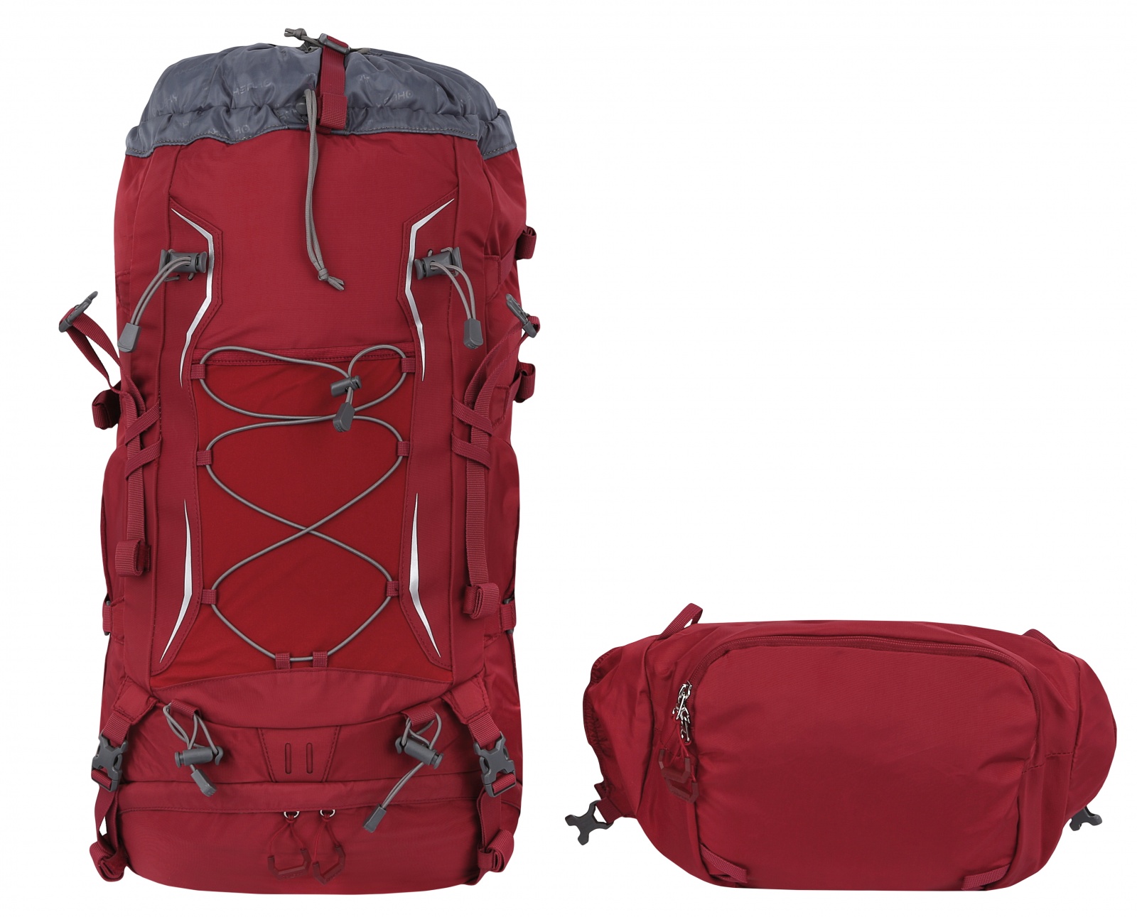 Husky Ribon 60l bordo Batoh Expedice (obrázek 4)
