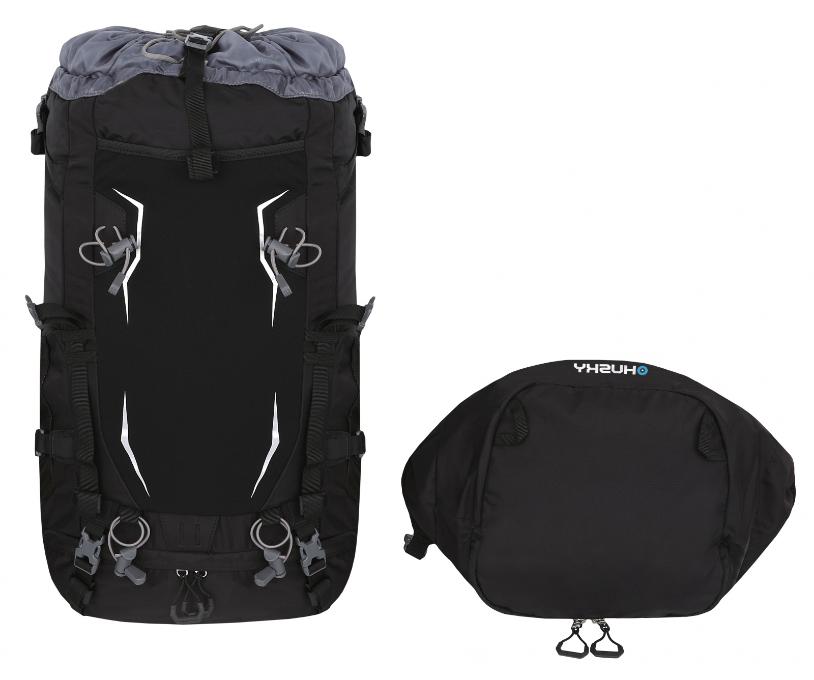 Husky Rony 50l black Batoh Expedice (obrázek 4)