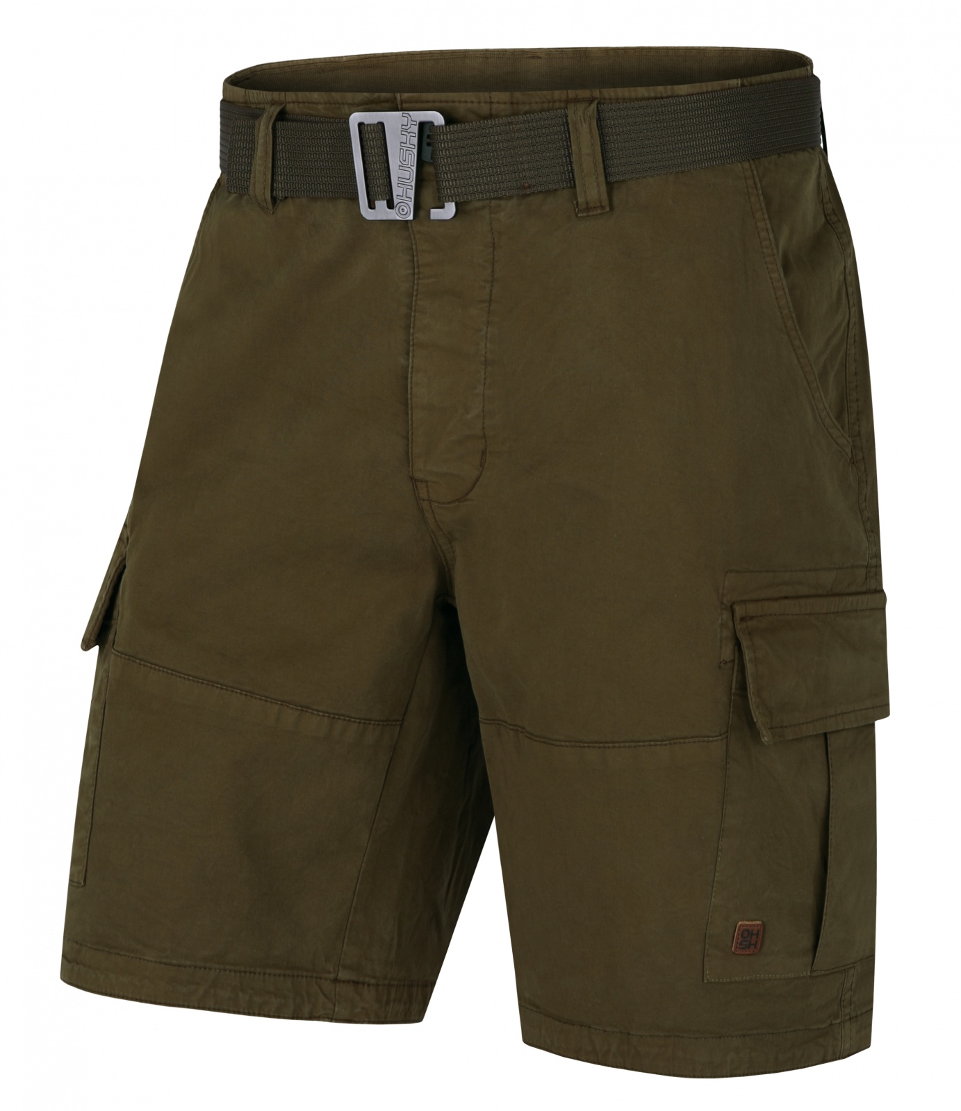 Husky Ropy M L, khaki Pánské bavlněné kraťasy
