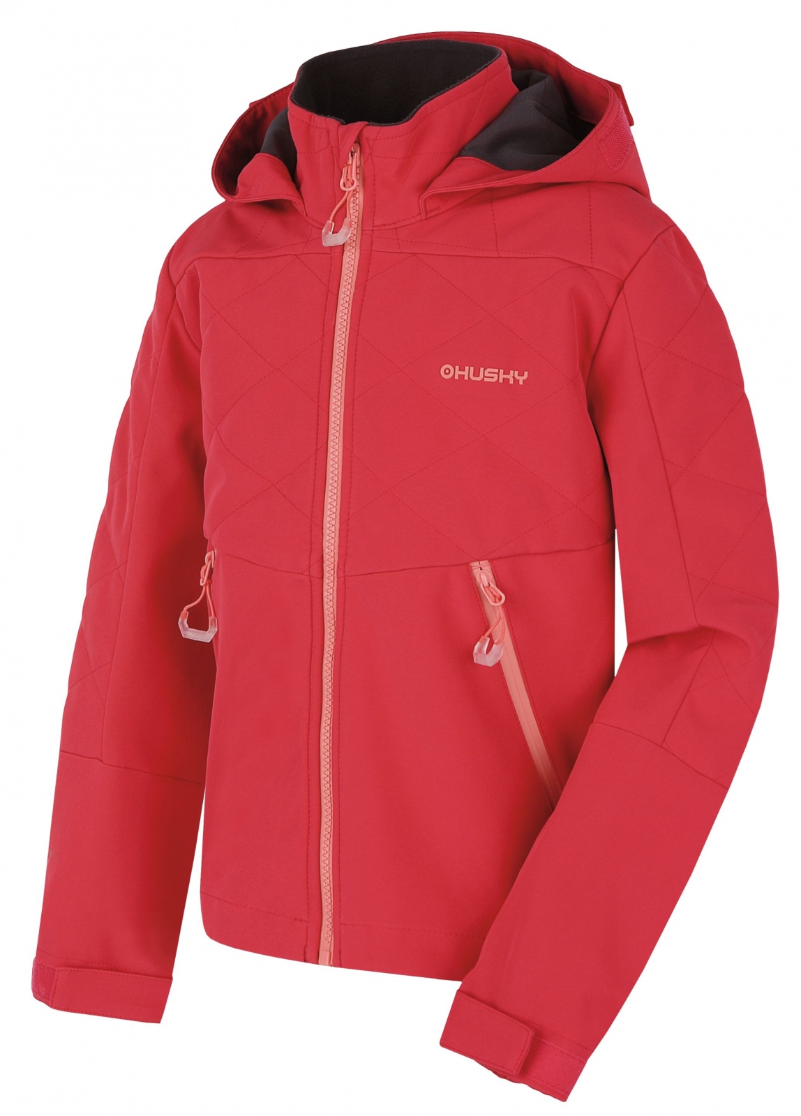 Husky Salex K 140-146, pink Dětská softshell bunda