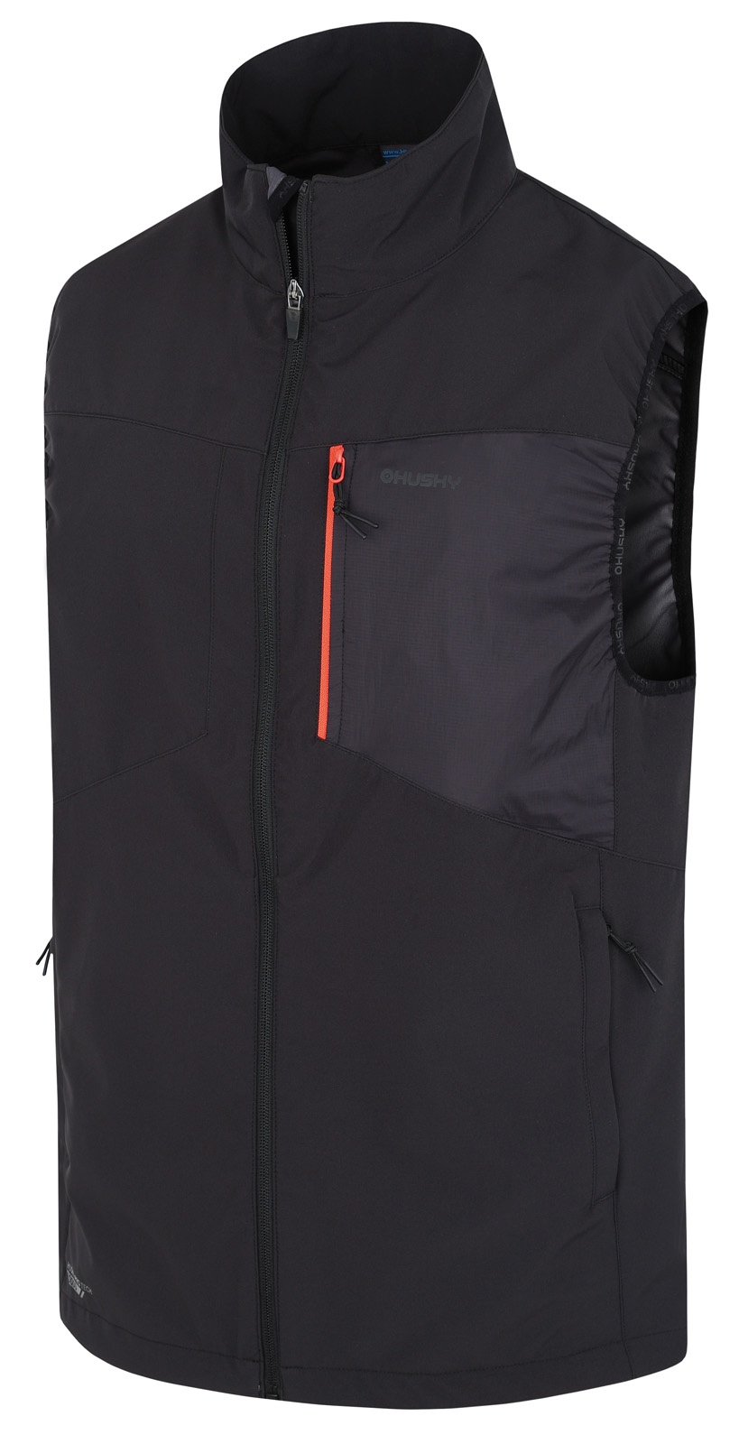 Levně Husky Salien M L, černá Pánská softshell vesta