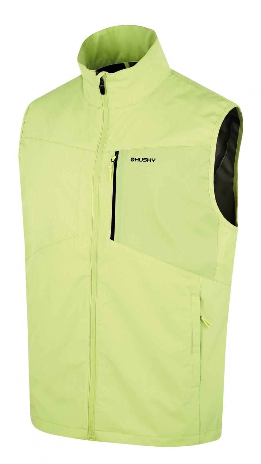 Levně Husky Salien M L, lt. green Pánská softshell vesta