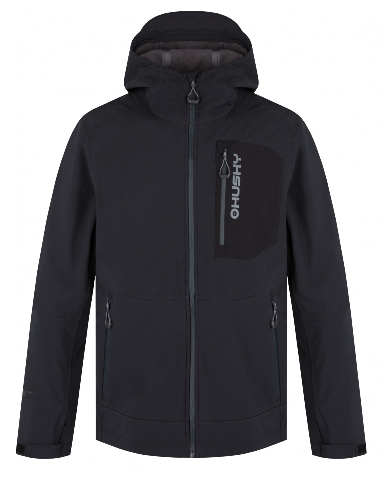 Husky Samai M S, black Pánská softshell bunda (obrázek 3)