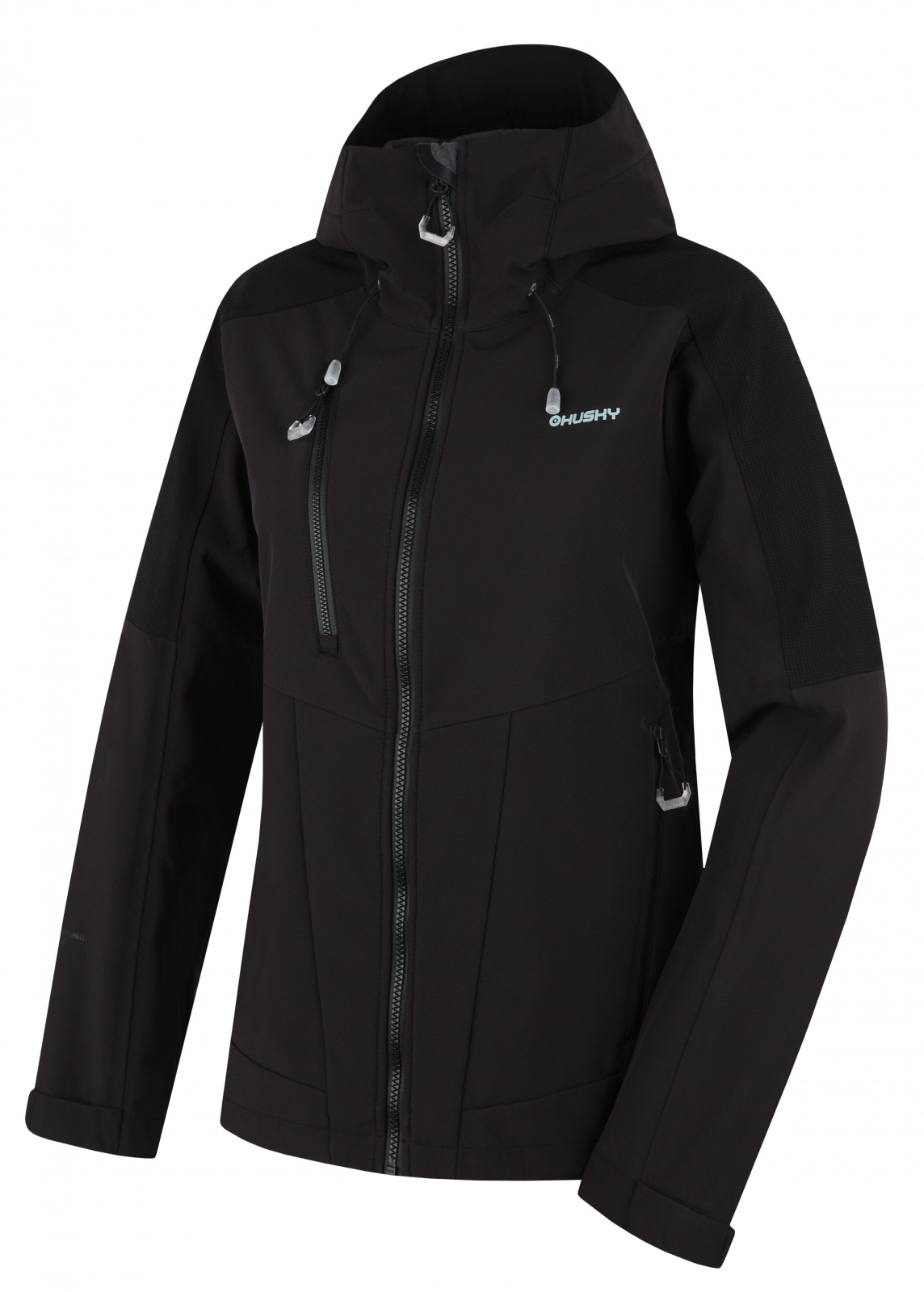 Levně Husky Sevan L M, black Dámská softshell bunda