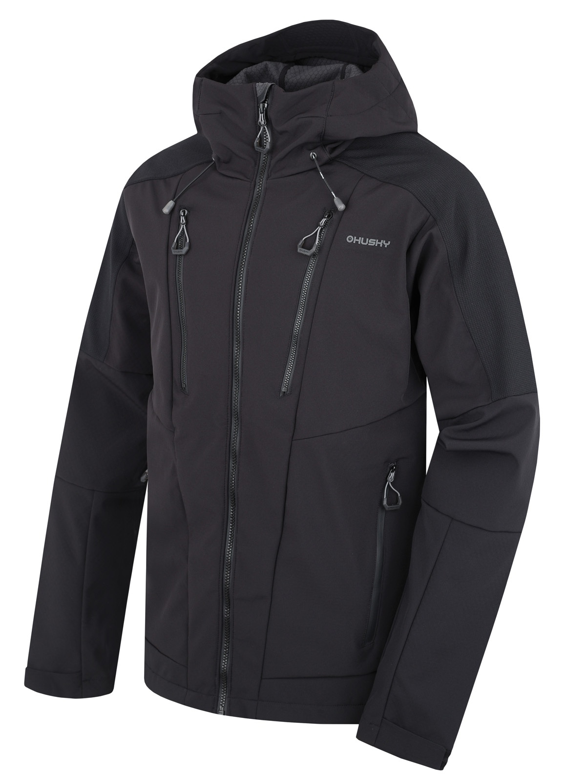 Husky Sevan M XL, black Pánská softshell bunda