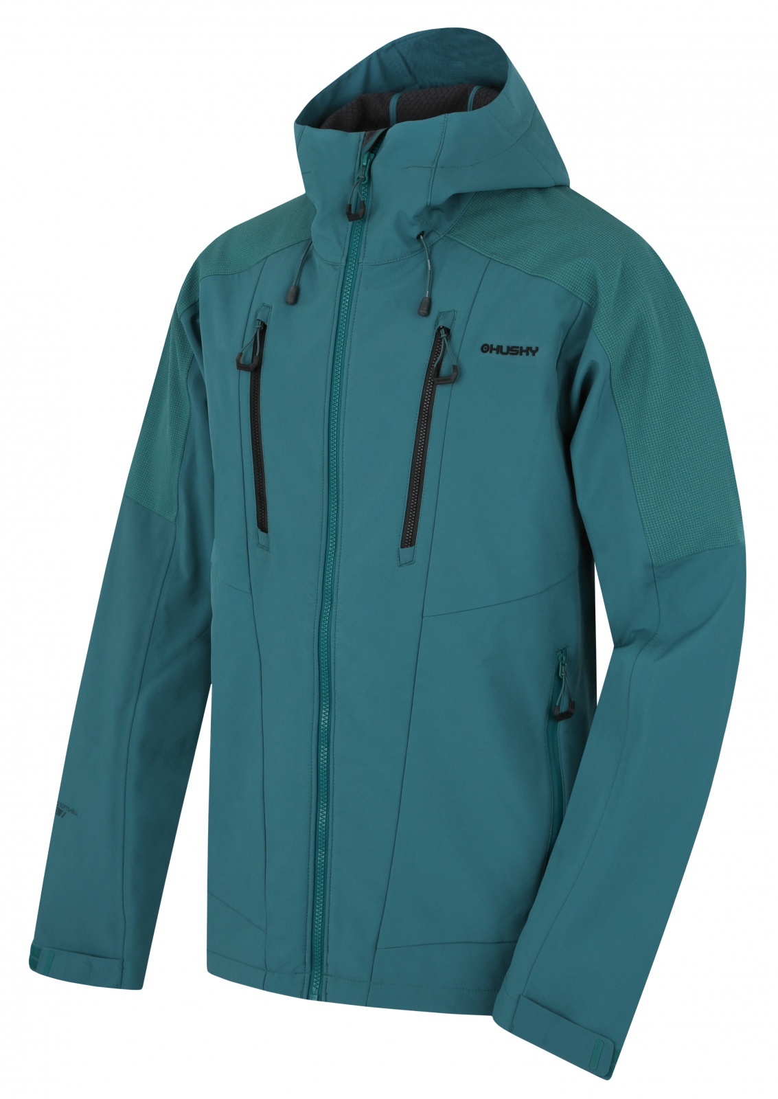 Husky Sevan M XXXL, dark mint Pánská softshell bunda