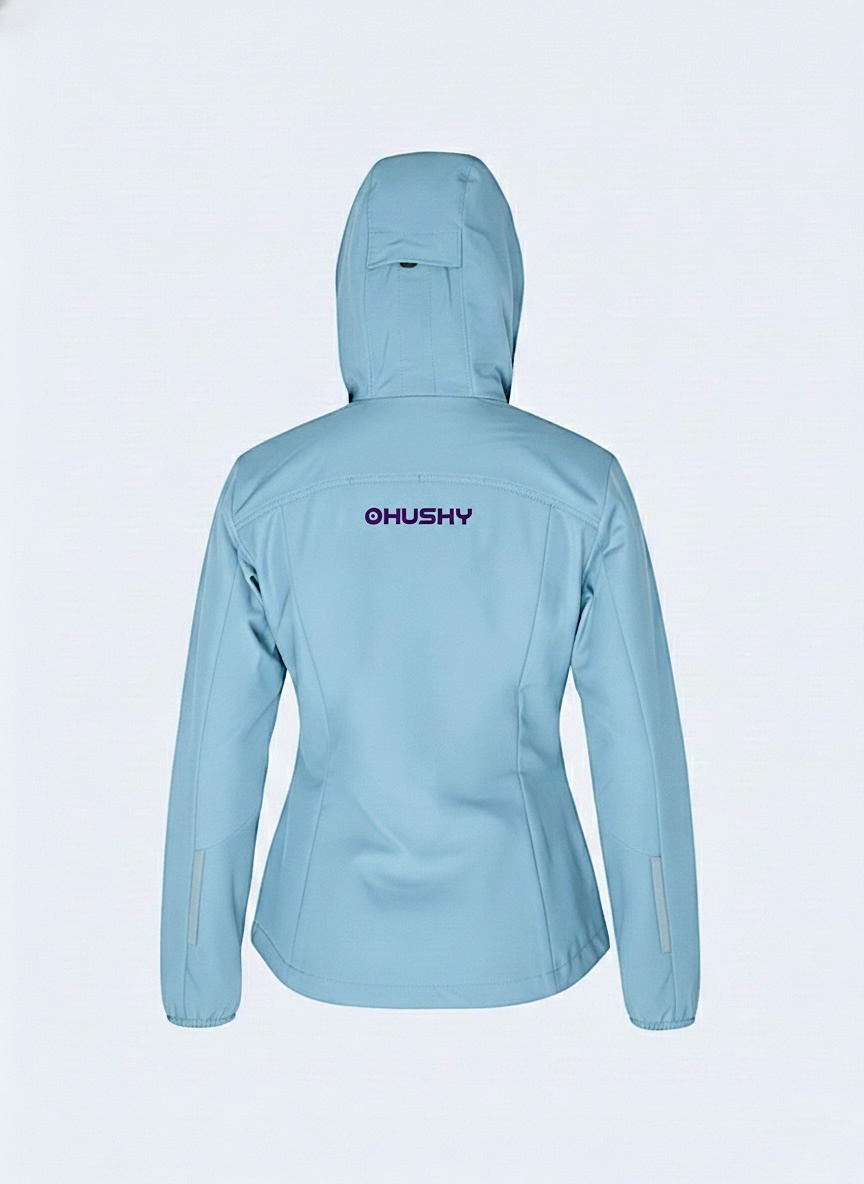Husky Silvo L L, light blue Dámská softshell bunda