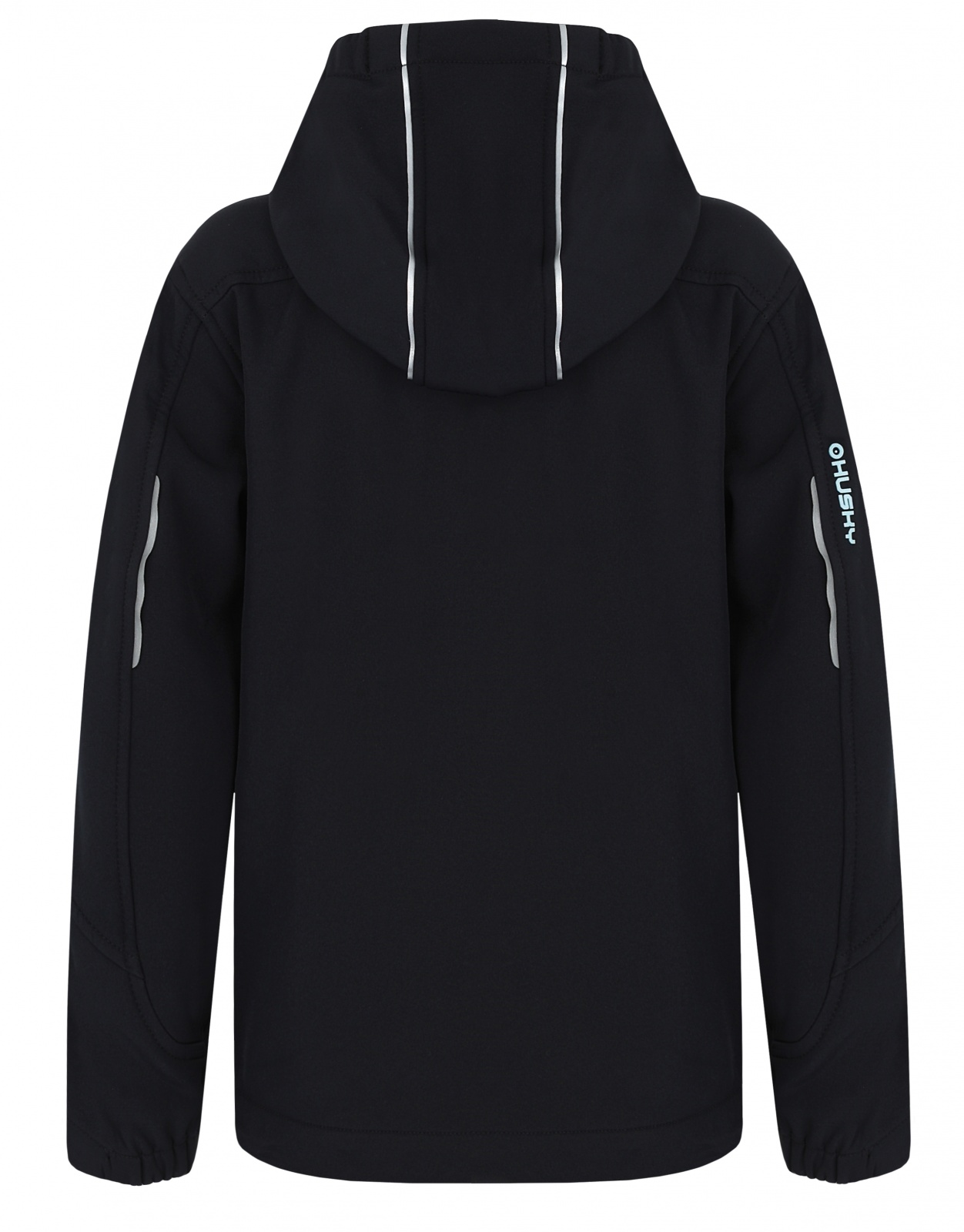 Husky Simbo K 140, black Dětská softshell bunda