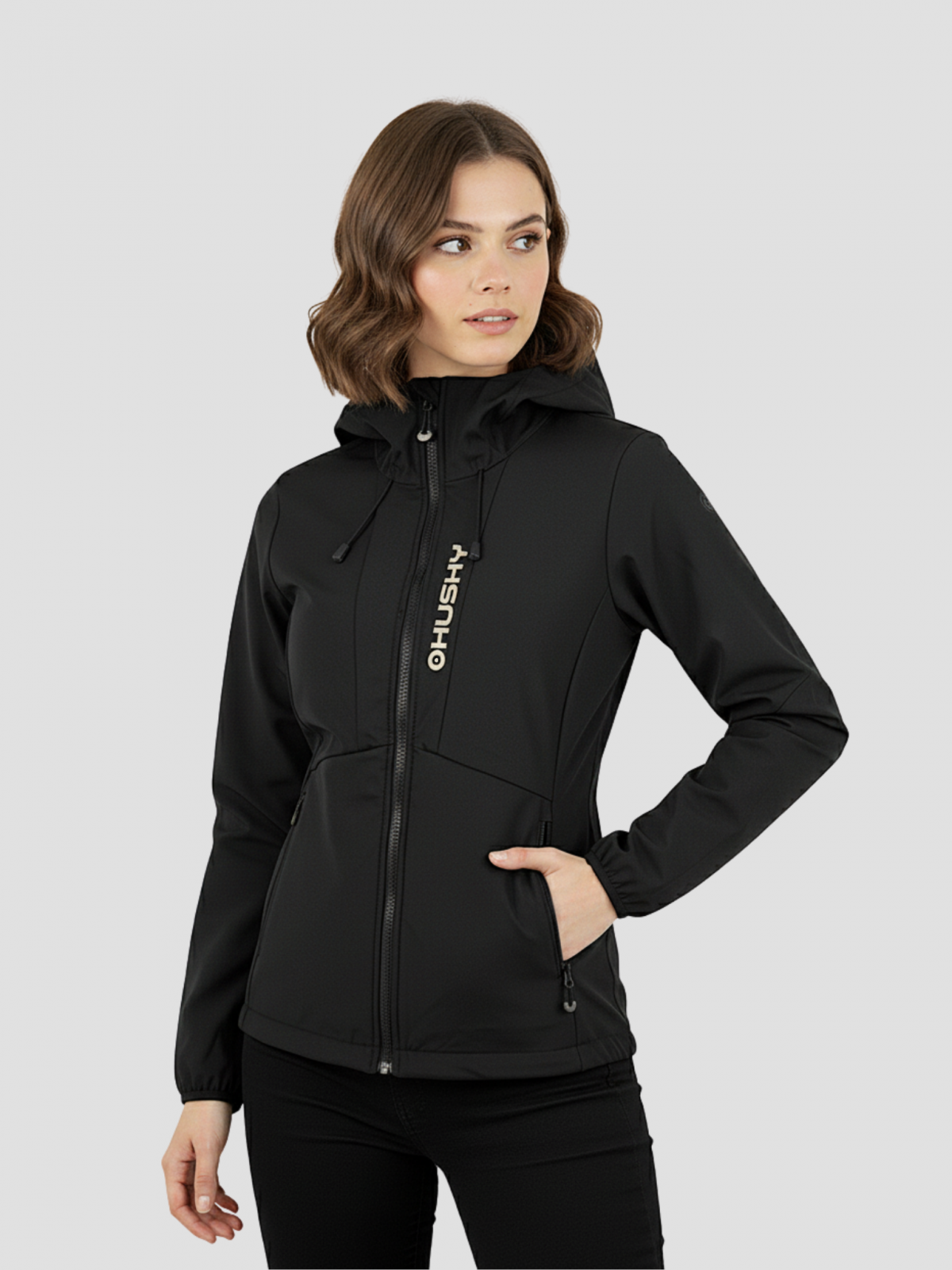 Husky Silvo L L, black Dámská softshell bunda