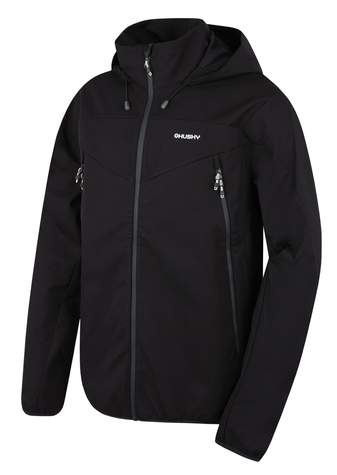 Husky Sonny M S, black Pánská softshell bunda