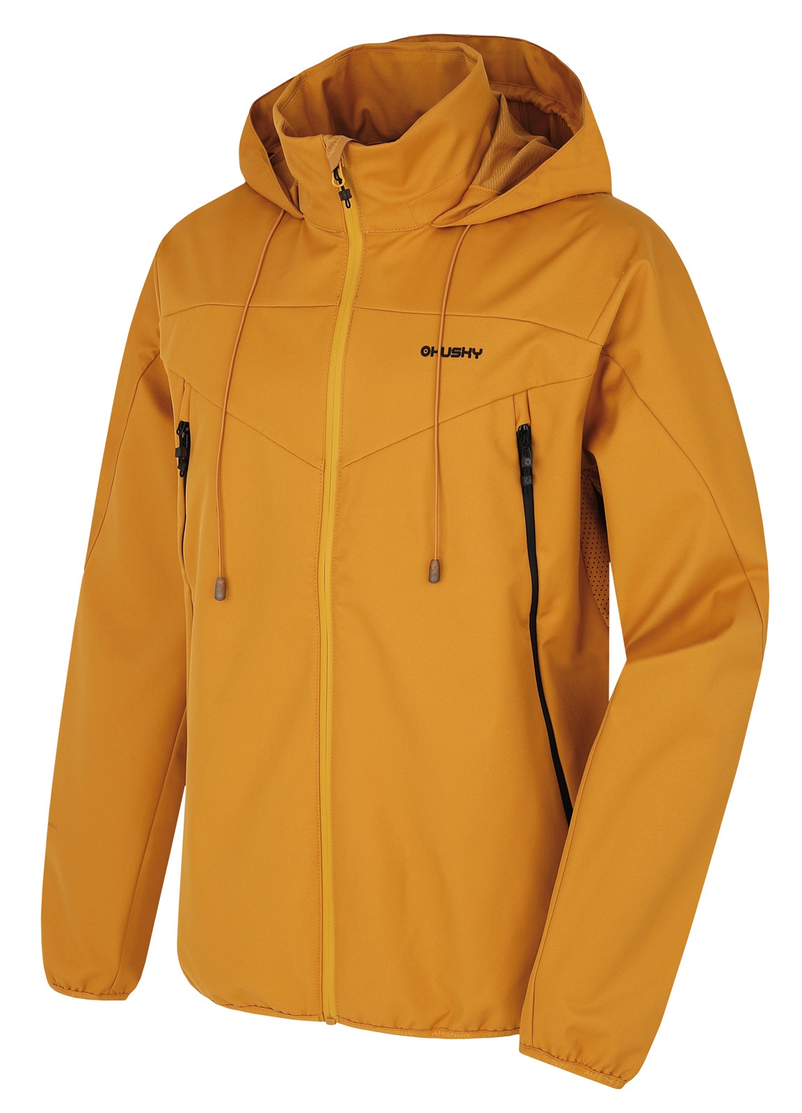 Husky Sonny M XL, hořčicová Pánská softshell bunda