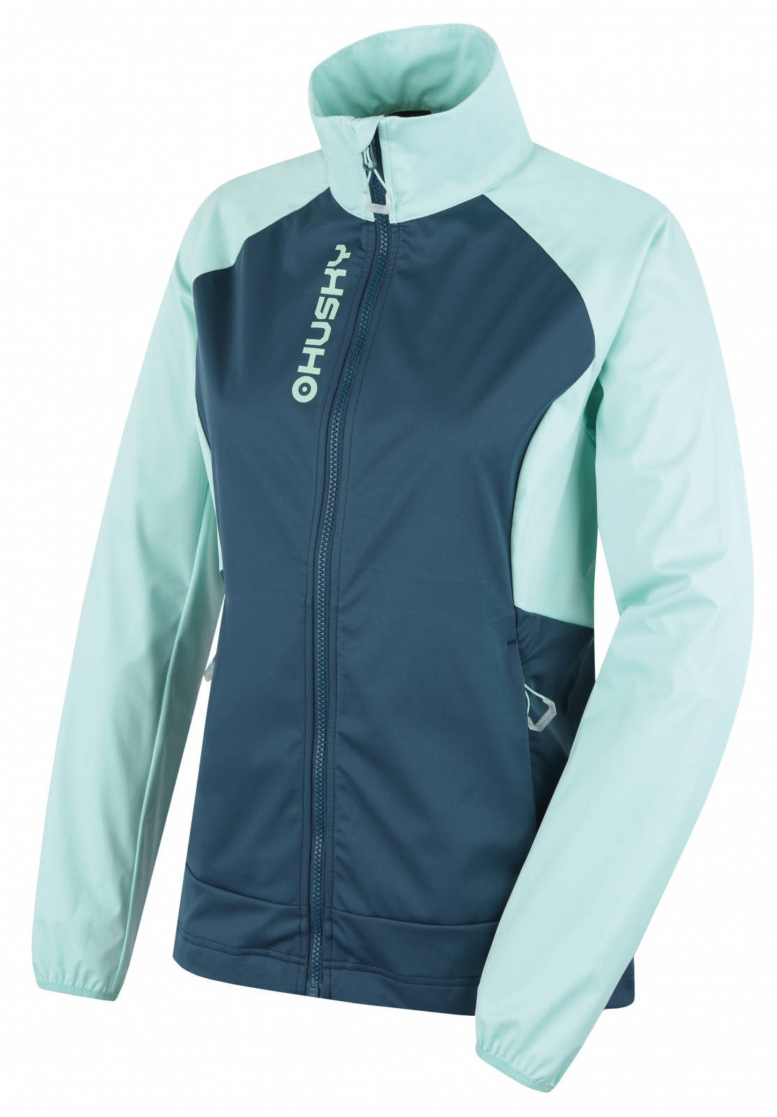 Husky Suli L L, mint/turquoise Dámská softshell bunda