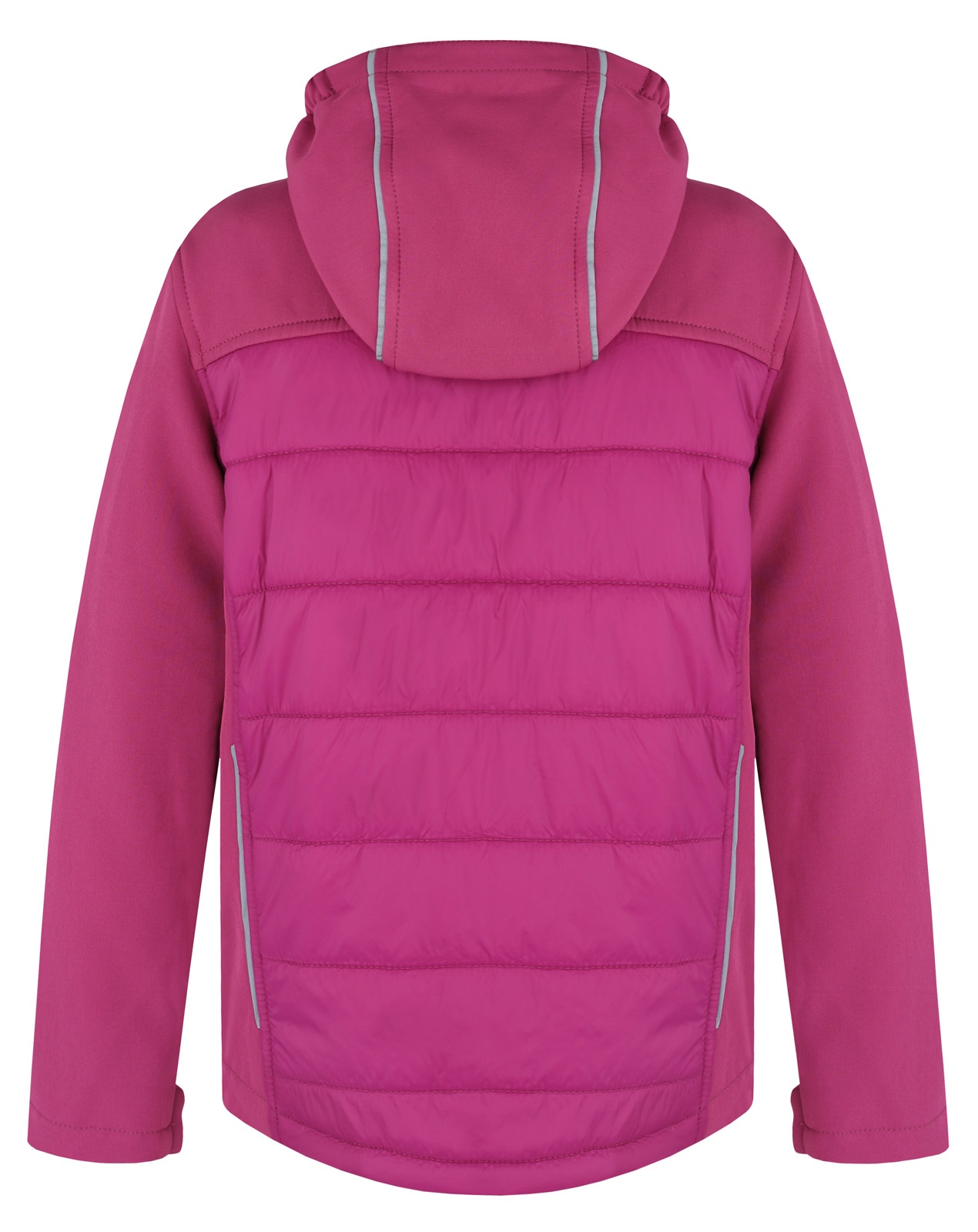 Husky Swany K 112-116, dark magenta Dětská softshell plněná bunda