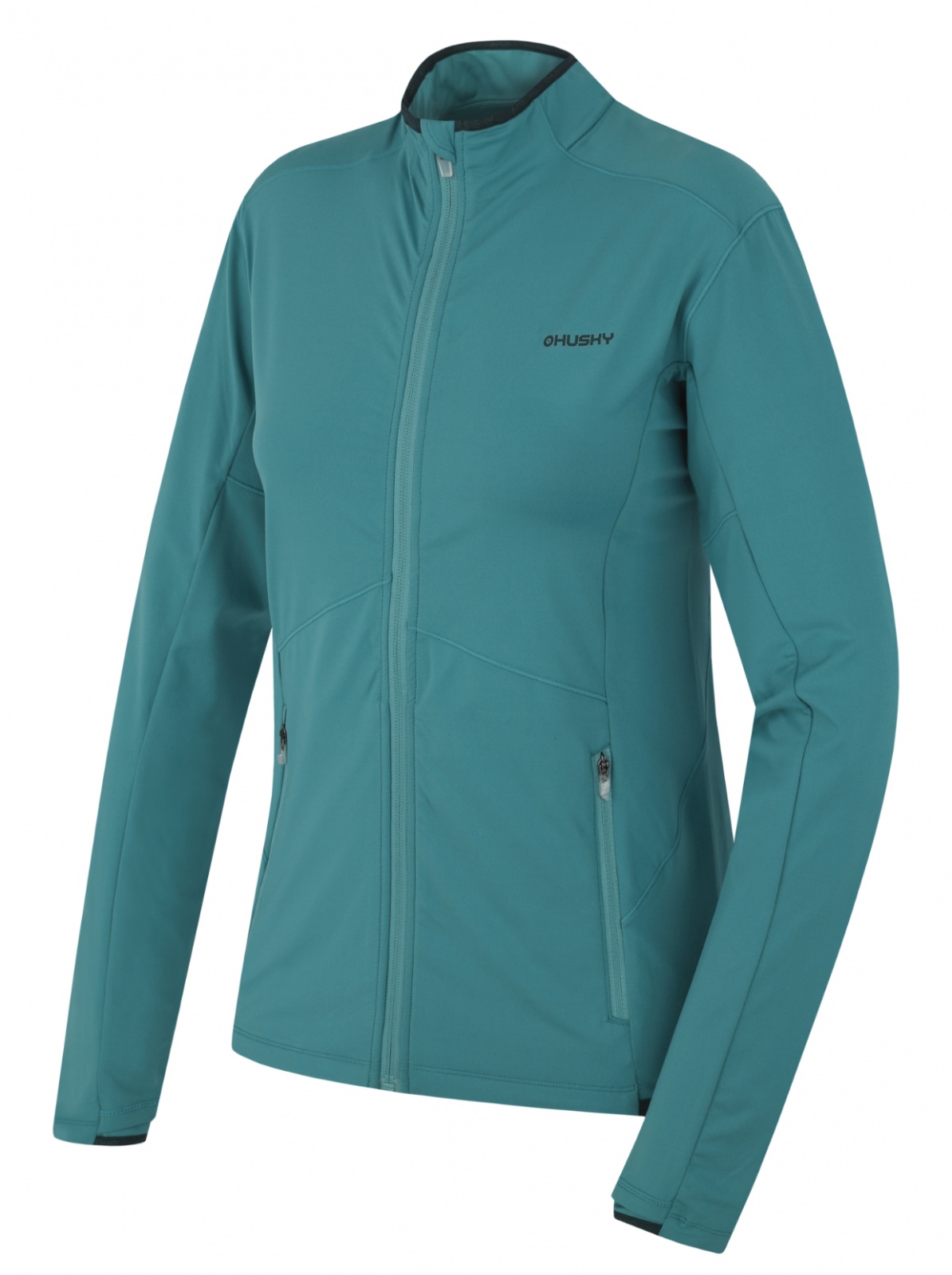 Husky Tarp zip L XS, fd. turquoise Dámská mikina na zip