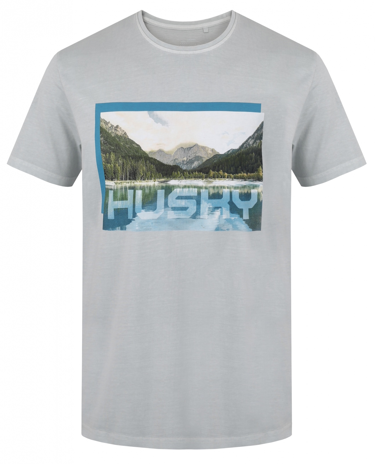 Husky Tee Lake M M, light grey Pánské bavlněné triko (obrázek 3)