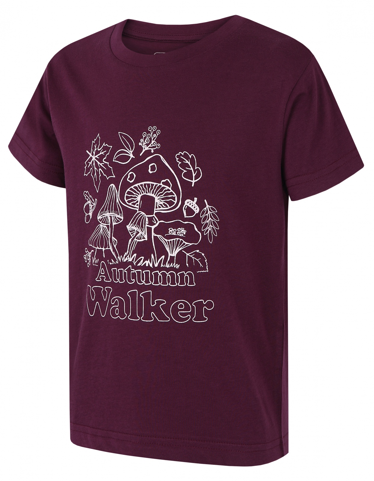 Husky Tee Mushroom K 128, purple Dětské bavlněné triko