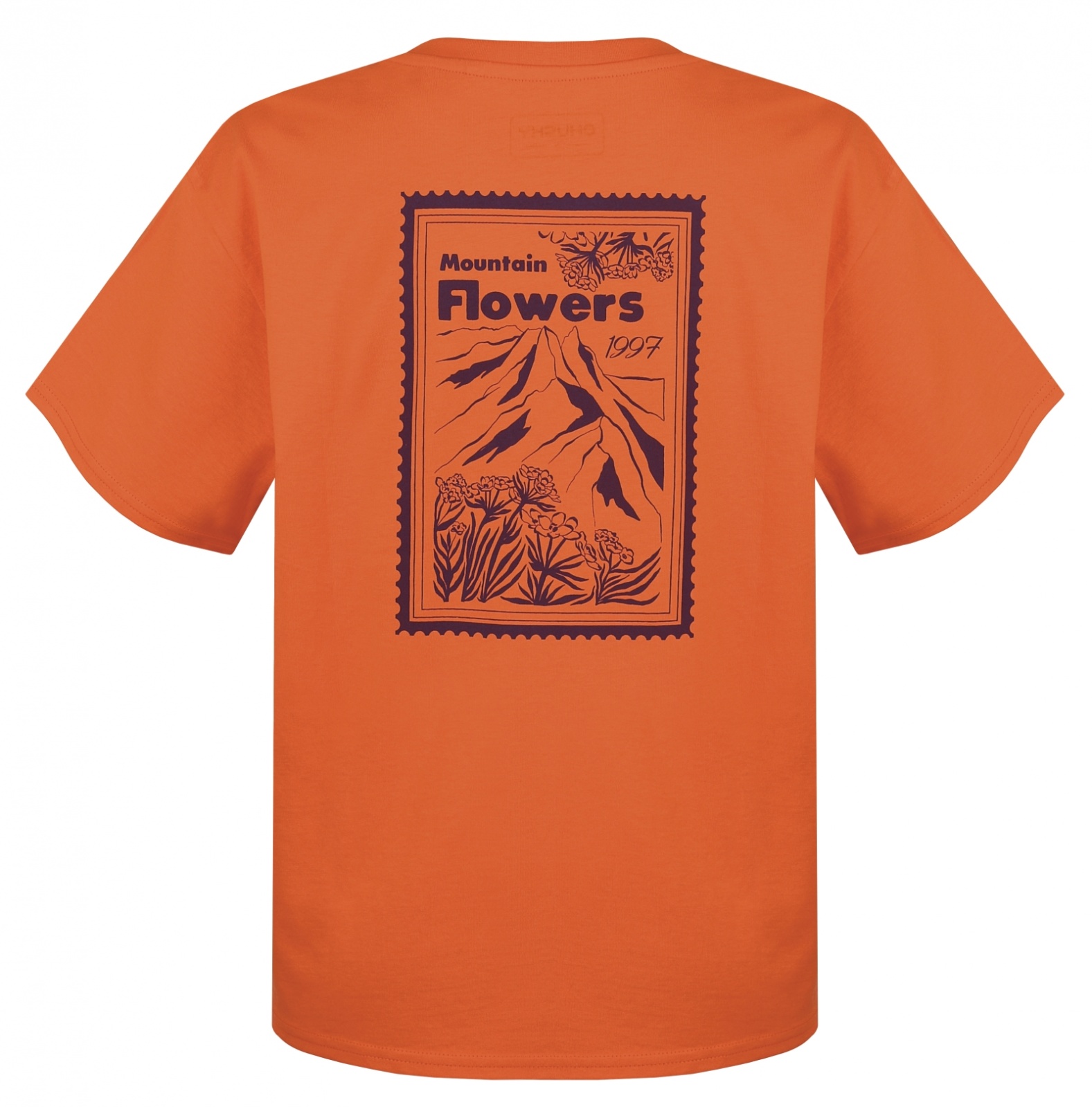 Husky Tee Stamp L L, orange Dámské bavlněné triko