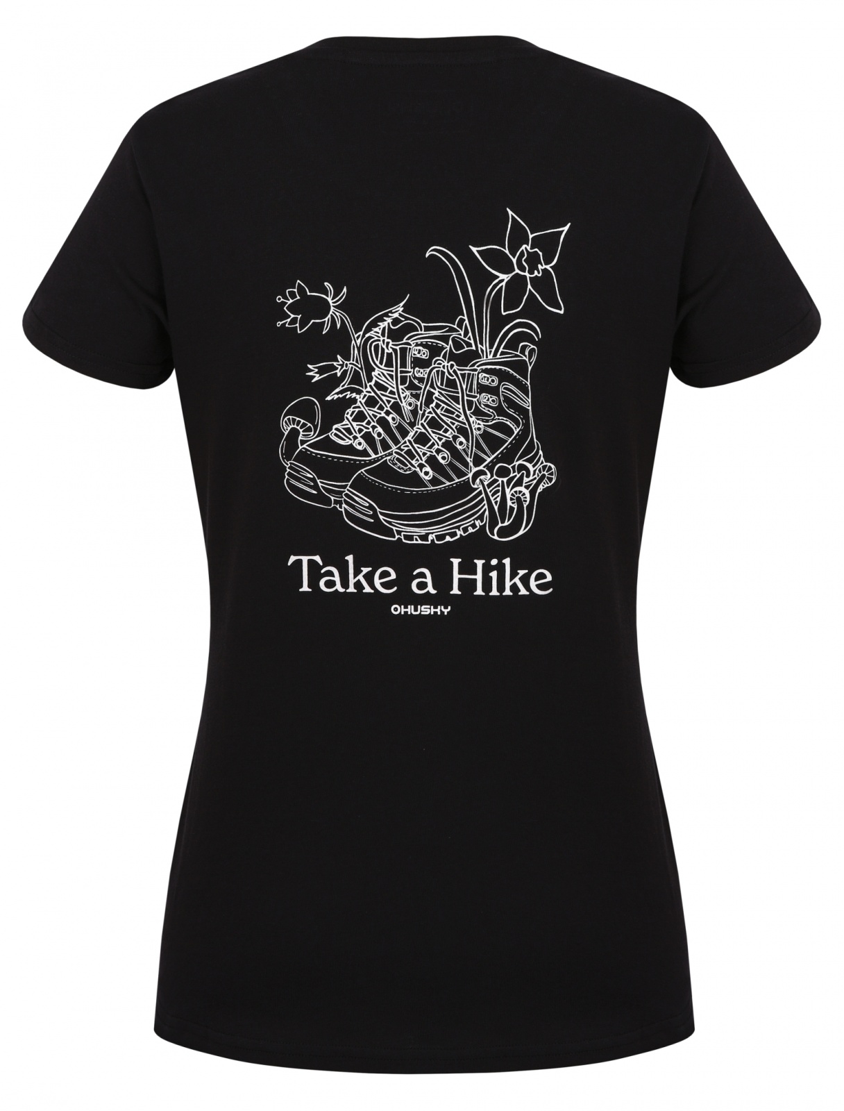 Husky Tee Walker L XL, black Dámské bavlněné triko