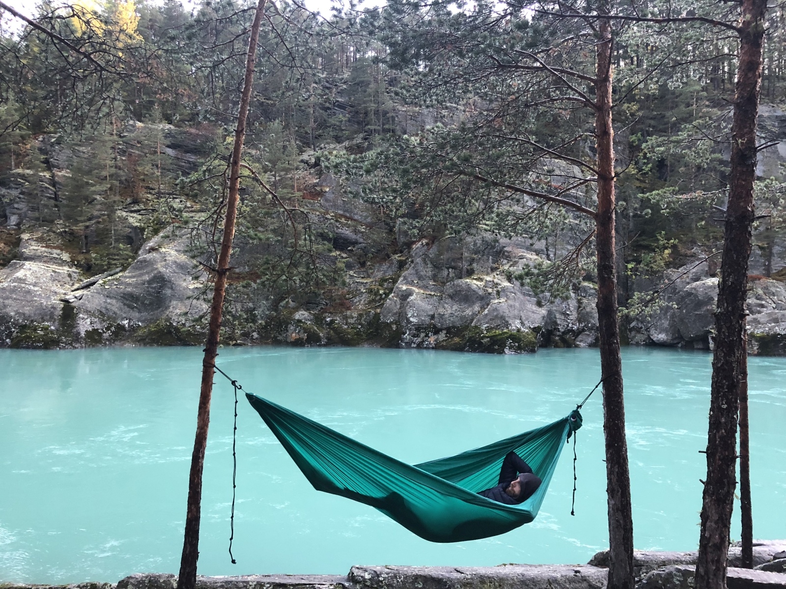 Ticket to the moon Lightest Hammock Forest Green Hamaka (obrázek 8)
