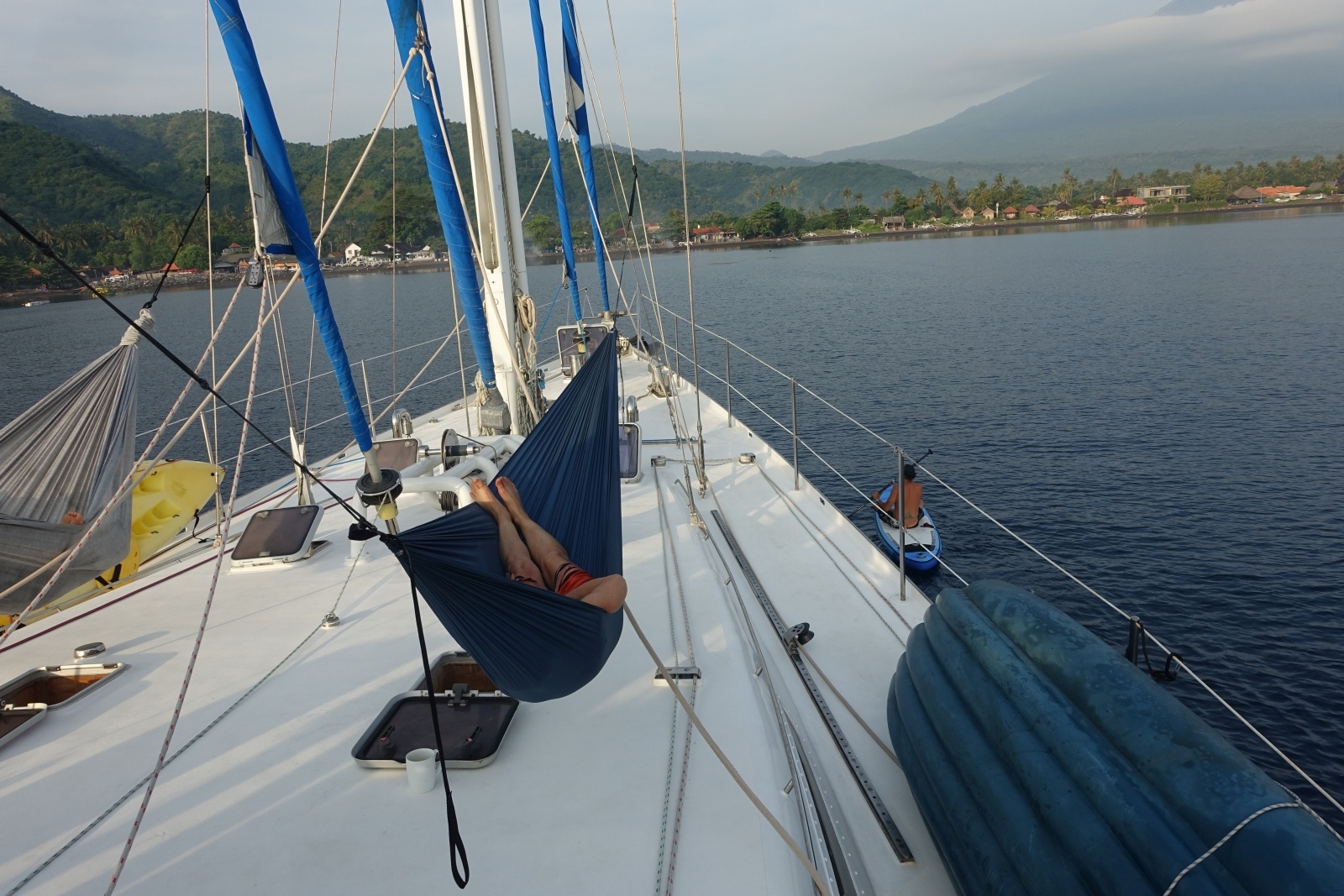 Ticket to the moon Lightest Hammock Navy Blue Hamaka (obrázek 11)