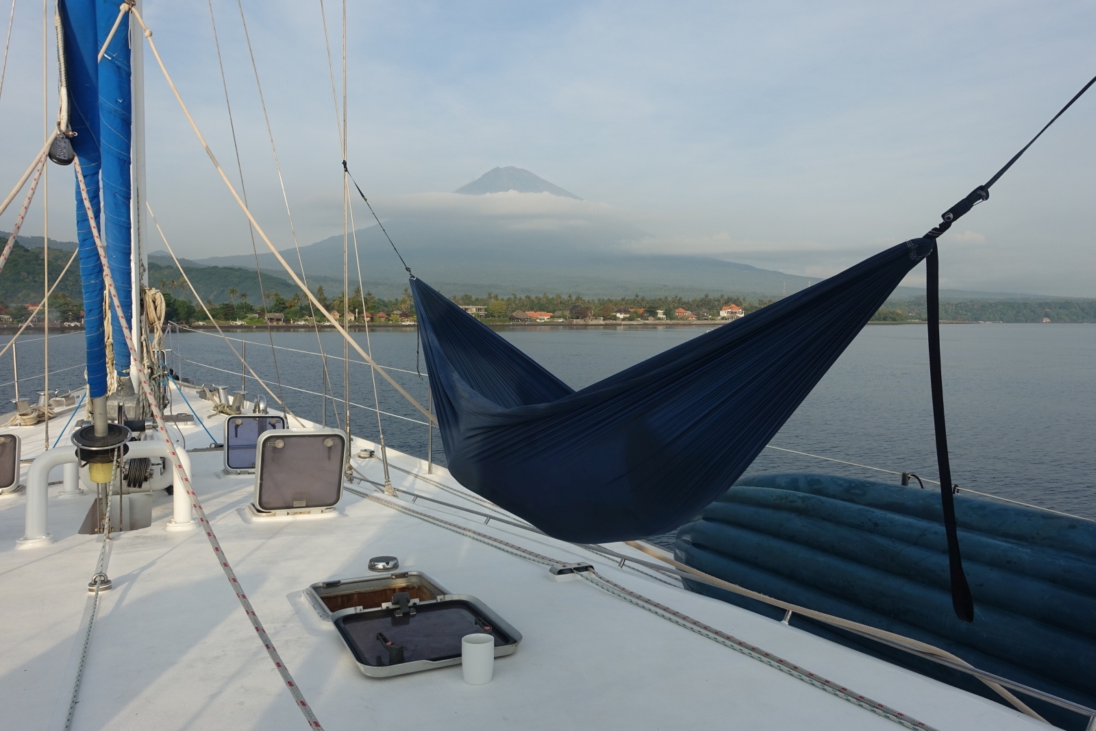 Ticket to the moon Lightest Hammock Navy Blue Hamaka (obrázek 10)