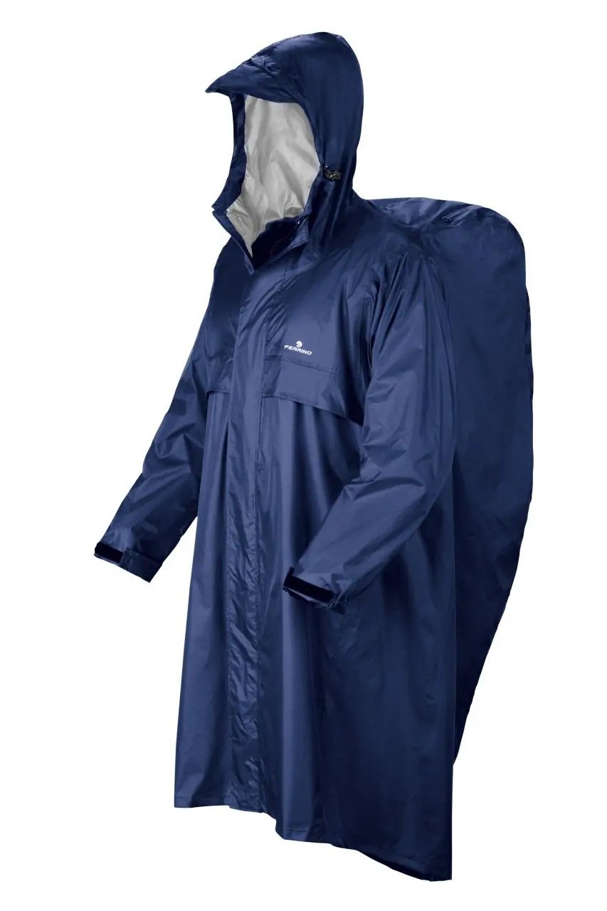 Ferrino Pončo TREKKER L/XL blue Pláštěnka