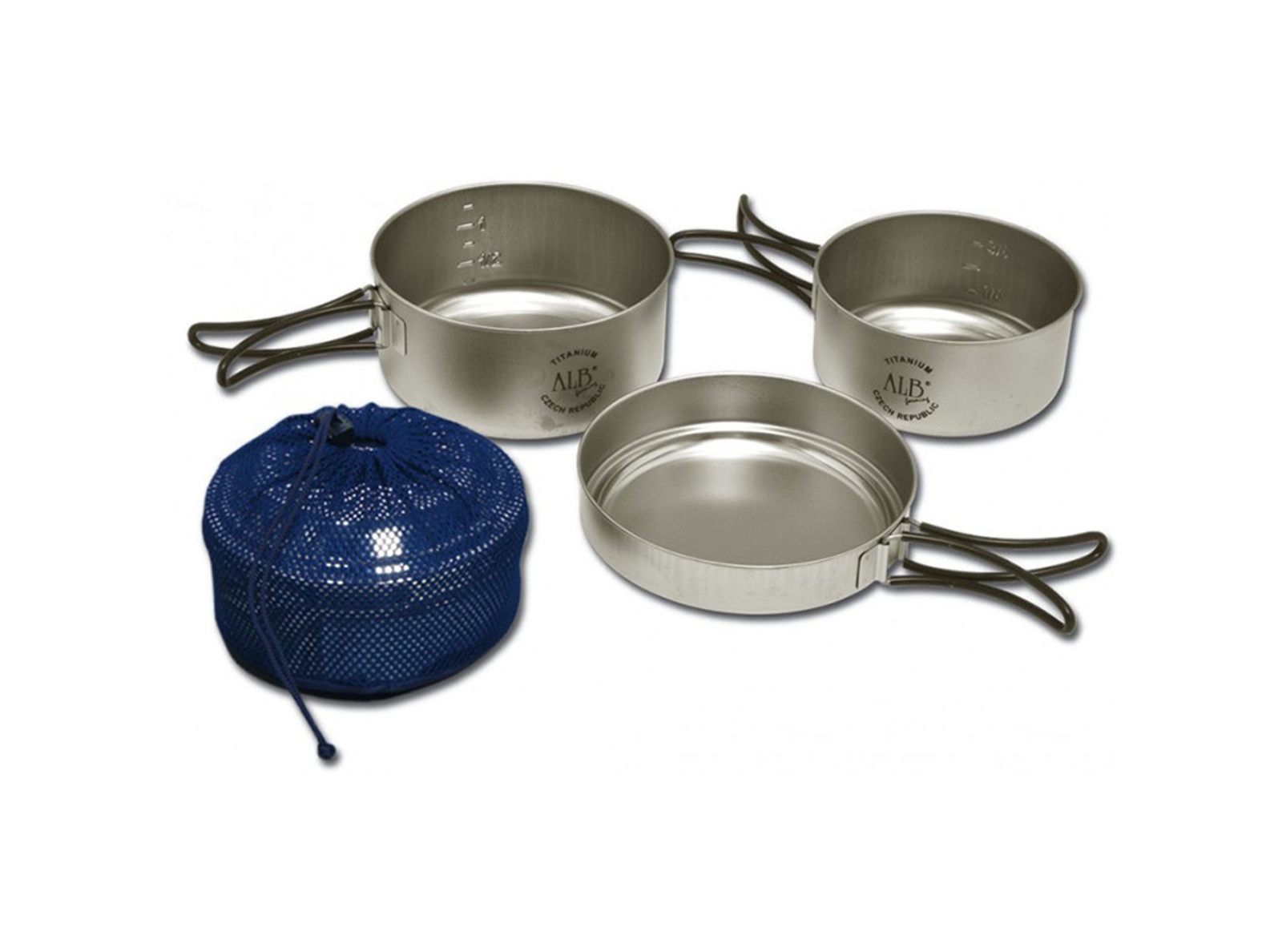ALB 3-dílný titan set viz obrázek Univerzální set nádobí